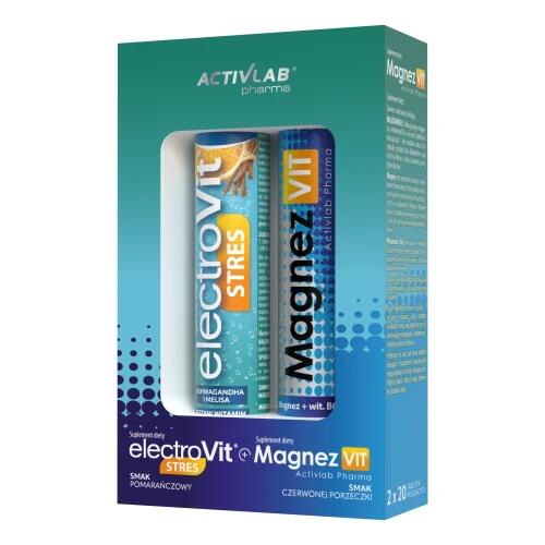 Elektrolity na stres limitowana edycja Electrovit Stress + MagnezVit Activlab