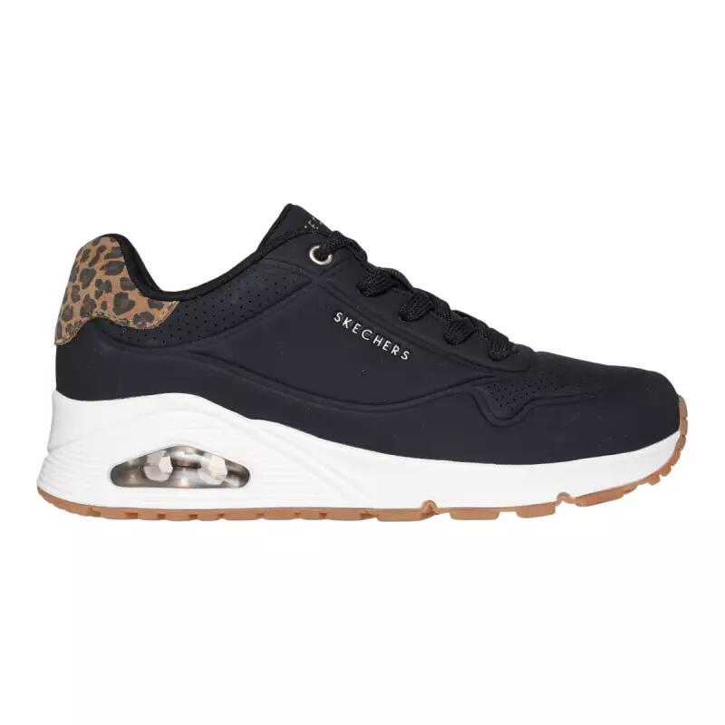 Baskets Femme UNO-JUNGLE NITE Noir Skechers