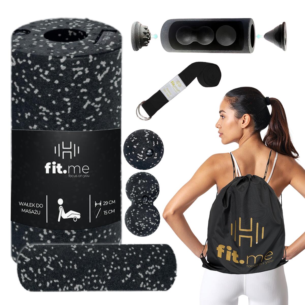 Zestaw Roller Compact 5w1 Black Fit.me