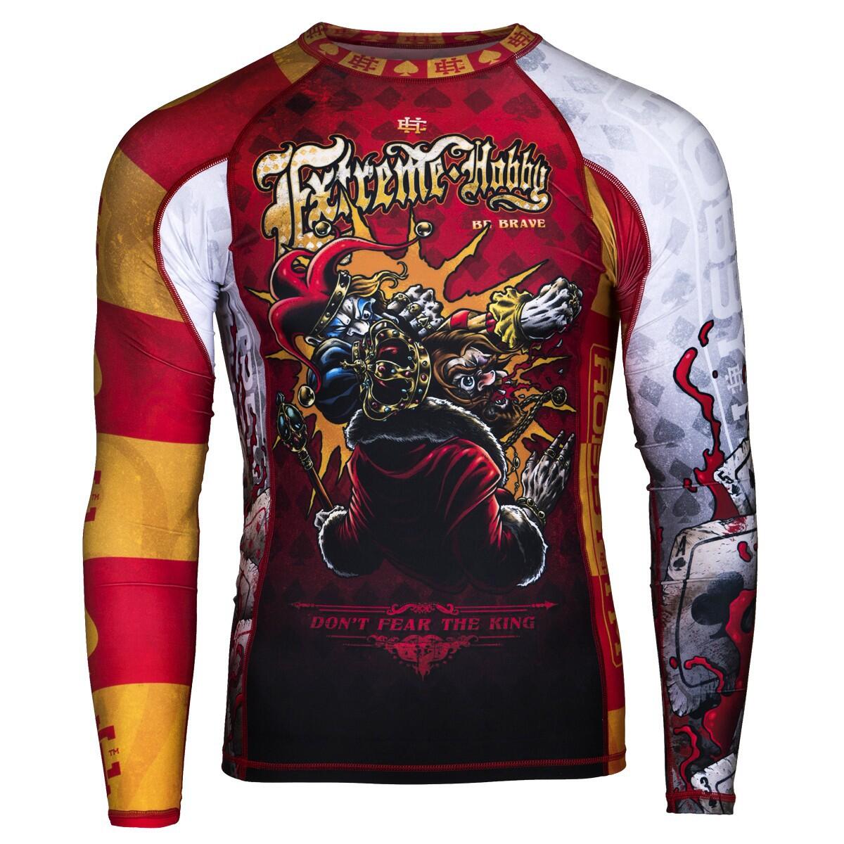Koszulka sportowa męska Rashguard do MMA EXTREME HOBBY KILLER CARDS 2
