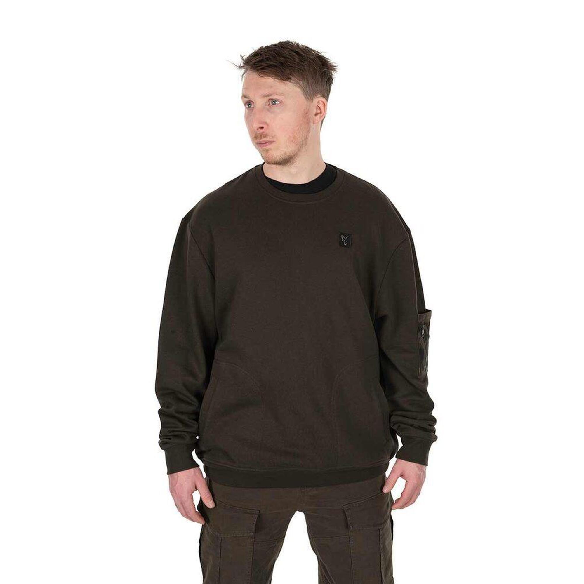 Bluza Wędkarska Crewneck Fox Lw Khaki Pullover