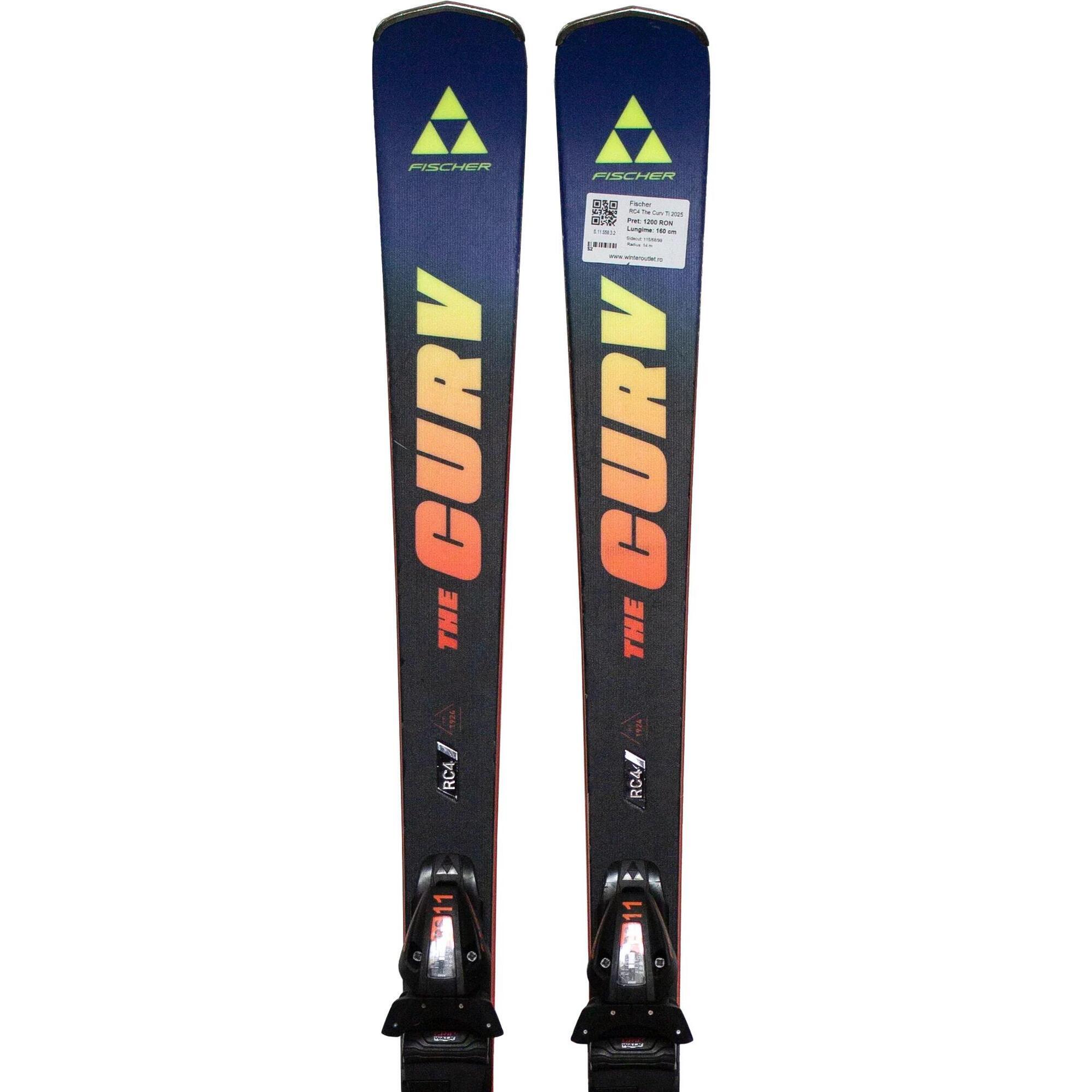 Second Life- Narty FISCHER RC4 The Curv Ti 2025, 170 cm- Stan dobry