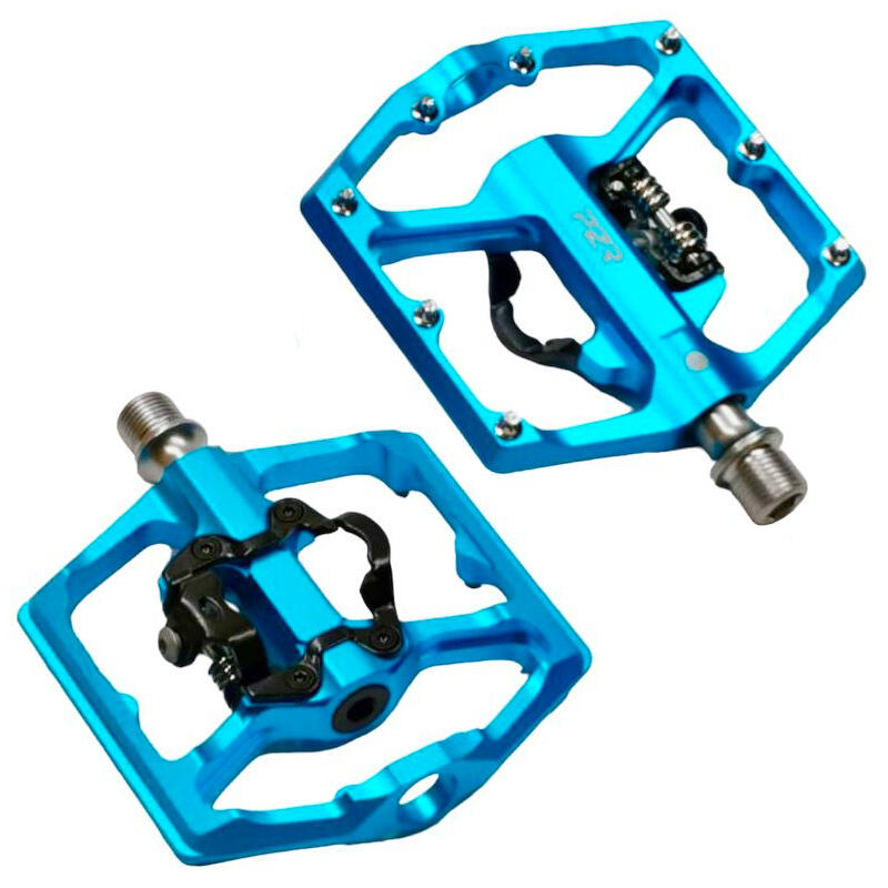 Pedały rowerowe platformowe SPD dwustronne P2R Flatman 70SPD