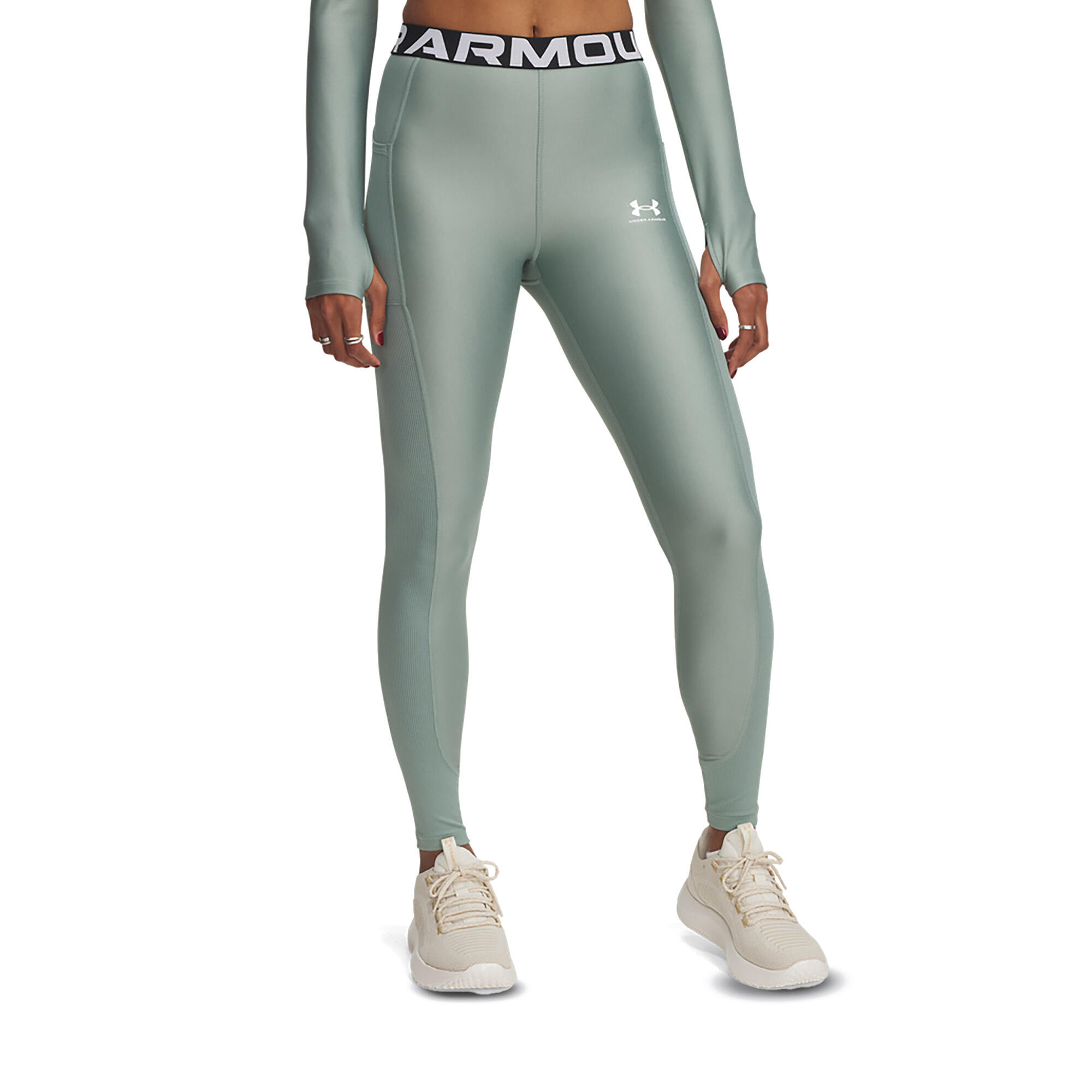 Legginsy damskie Under Armour HeatGear Rib