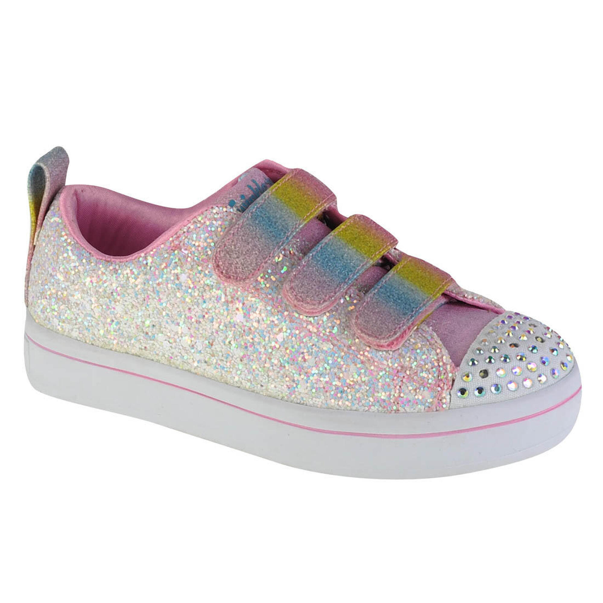 Buty sportowe Sneakersy dziewczęce, Skechers Twi-Lites Glitter Glitz
