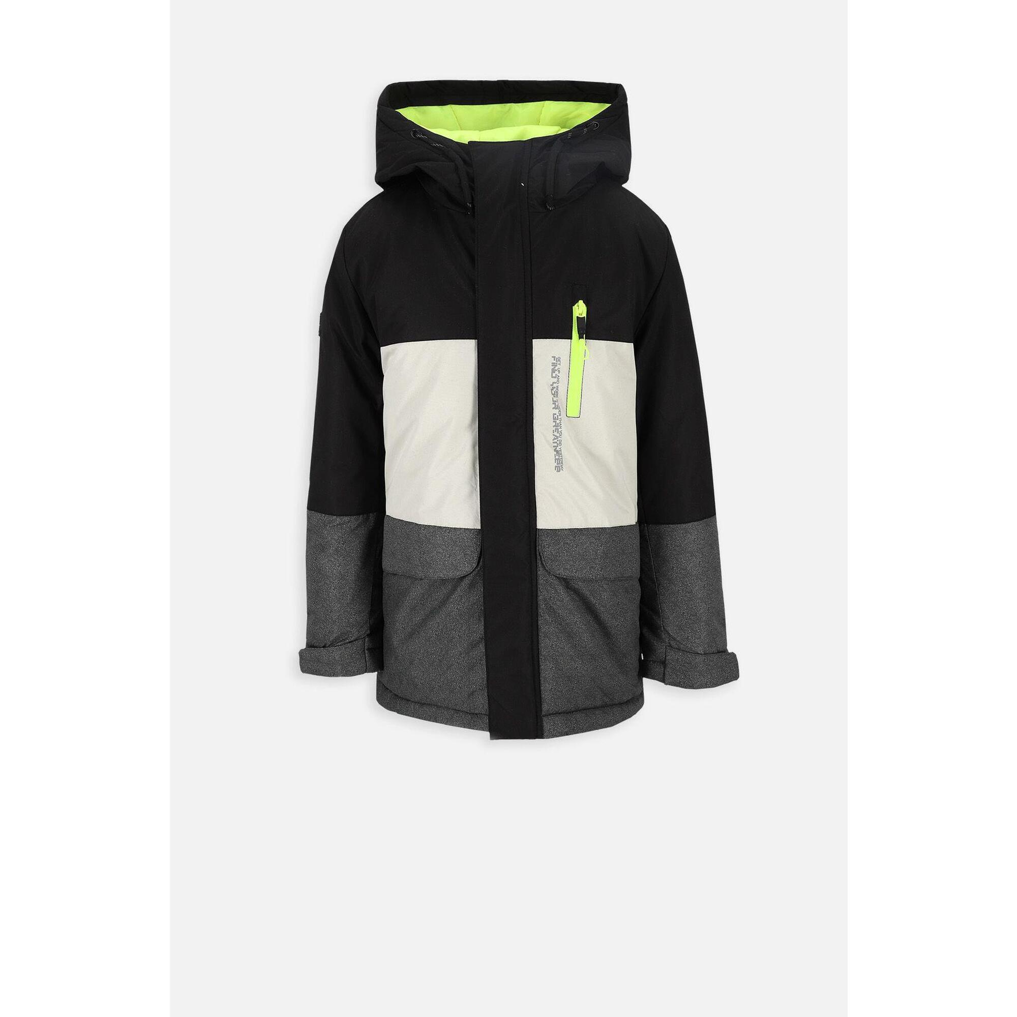 Kurtka zimowa turystyczna chłopięca Lemon Explore ZL3 z kapturem