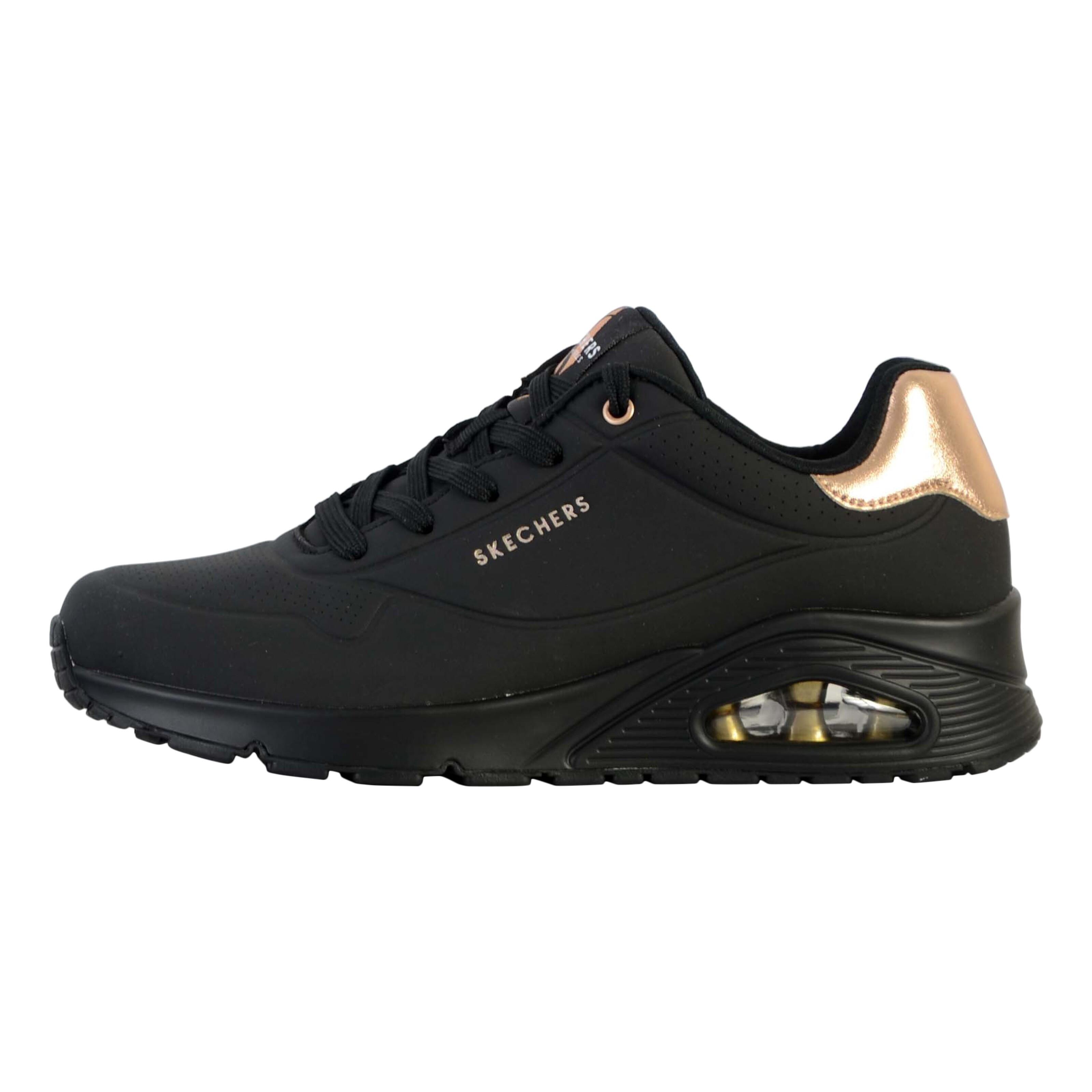 Buty Skechers Damskie Czarne Sneakers Golden Air