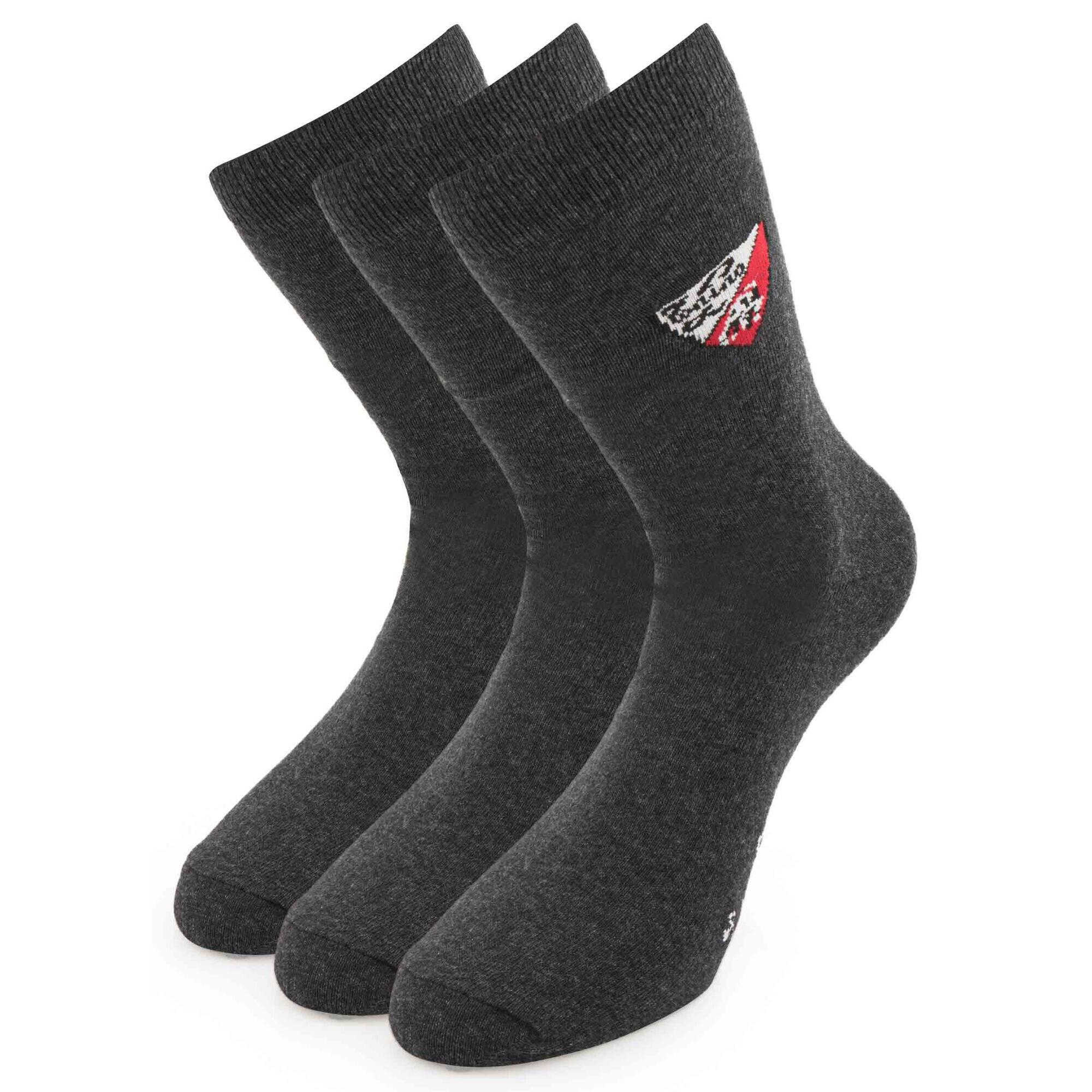 Szare Skarpetki Tonino Lamborghini 3-Pak Rozmiar 39-42 z Bawełny