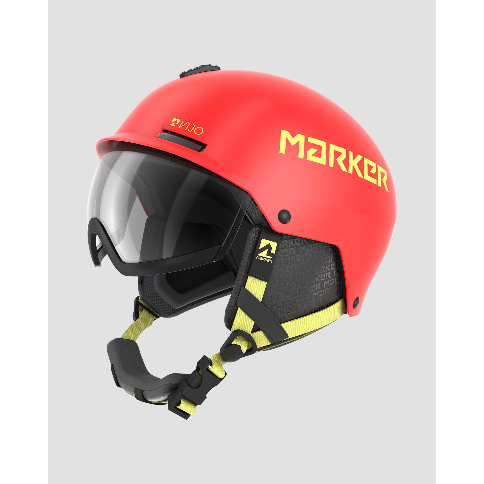 Kask narciarski MARKER VIJO RED/YELLOW