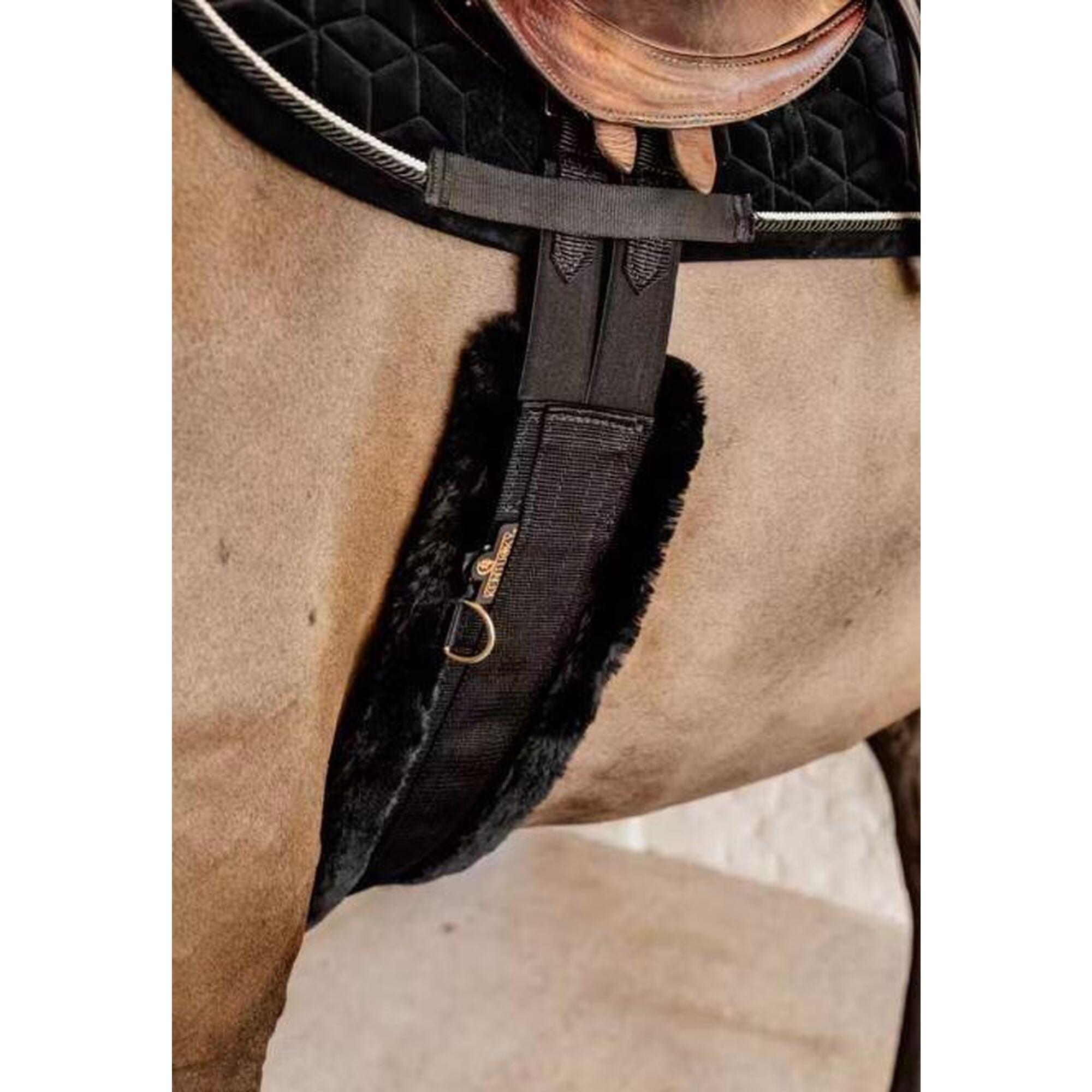 Popręg z owczym futerkiem Kentucky