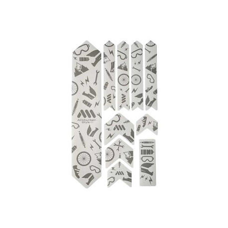 Zestaw ochronny ramy - EXTRA 10 sztuk - JoyRide/szary