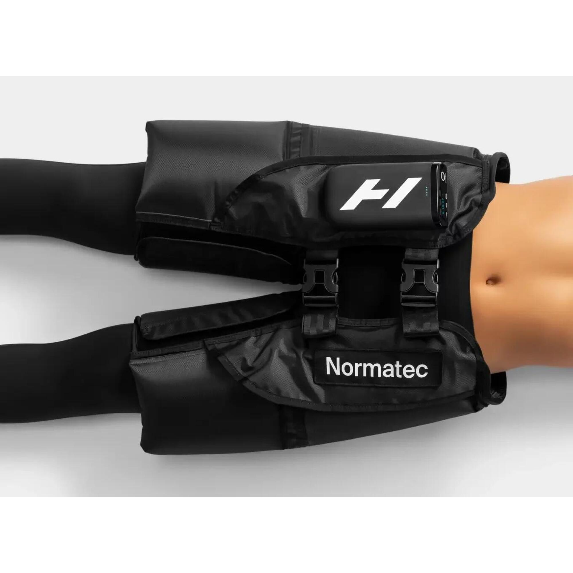 Normatec Premier Hips – bezprzewodowe spodenki do regeneracji bioder i lędźwi