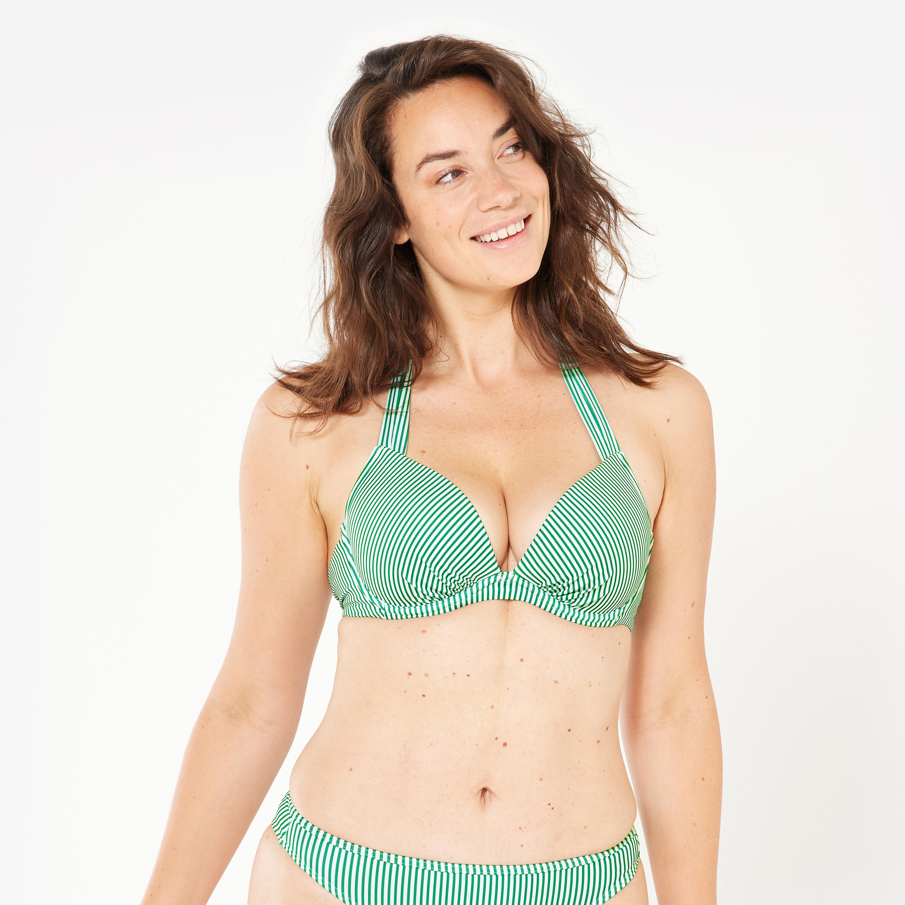 Góra kostiumu kąpielowego surfingowego damska Olaian Elena