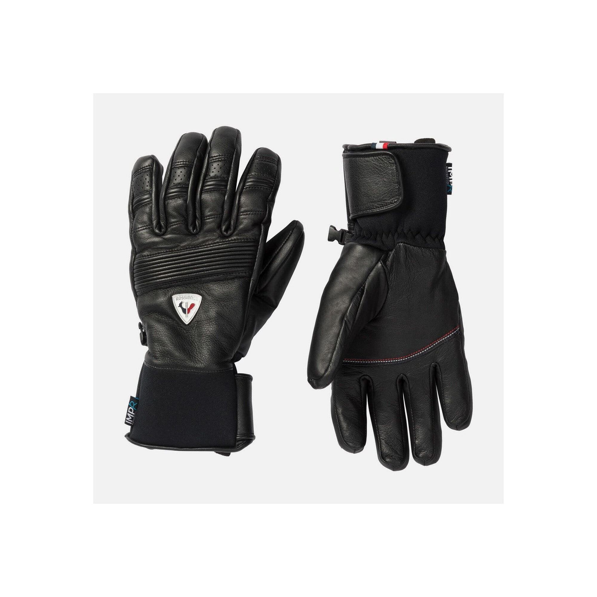 Rękawice narciarskie męskie ROSSIGNOL Retro Lth Impr czarny