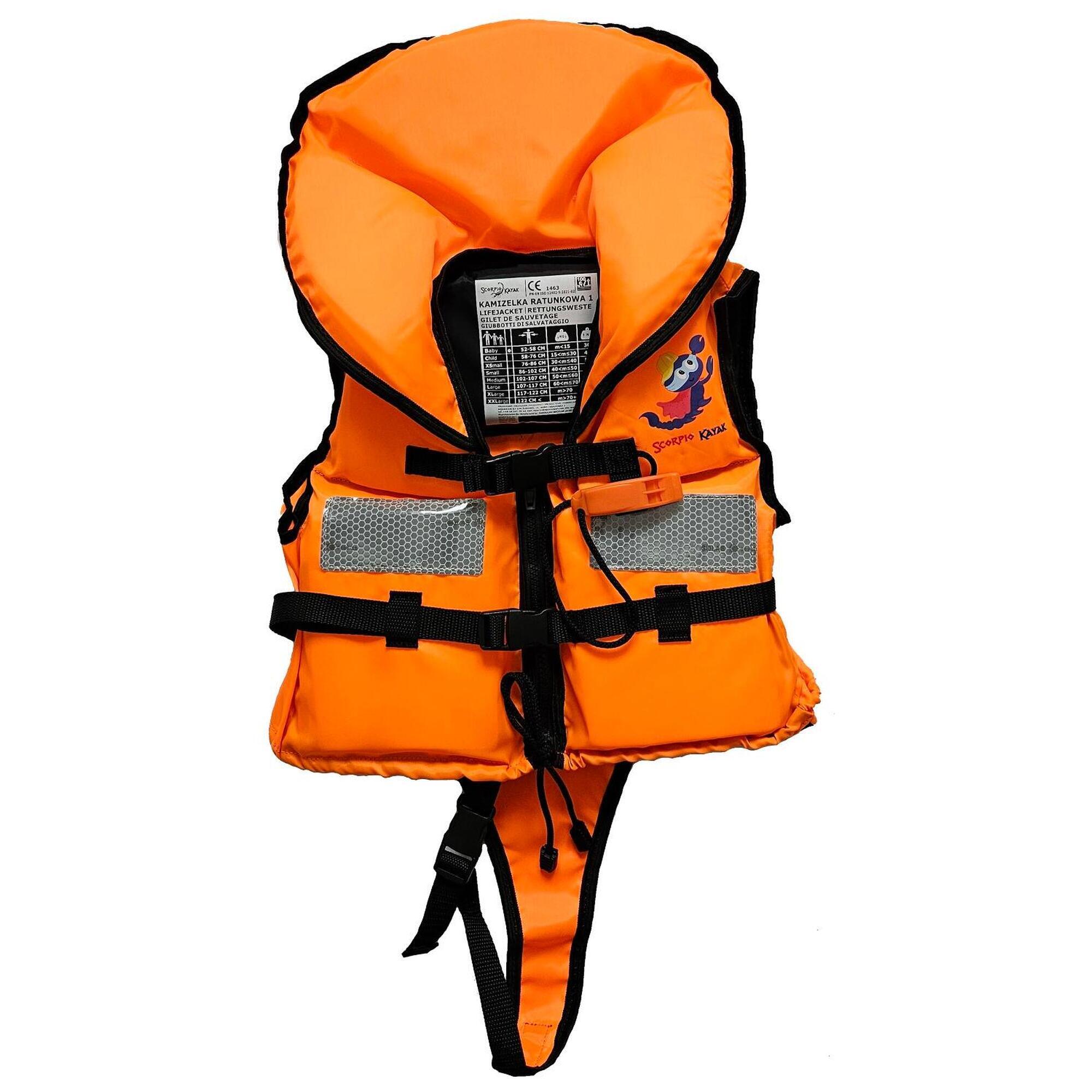 Kamizelka ratunkowa na kajak łódź spływ dla dziecka Scorpio Kids