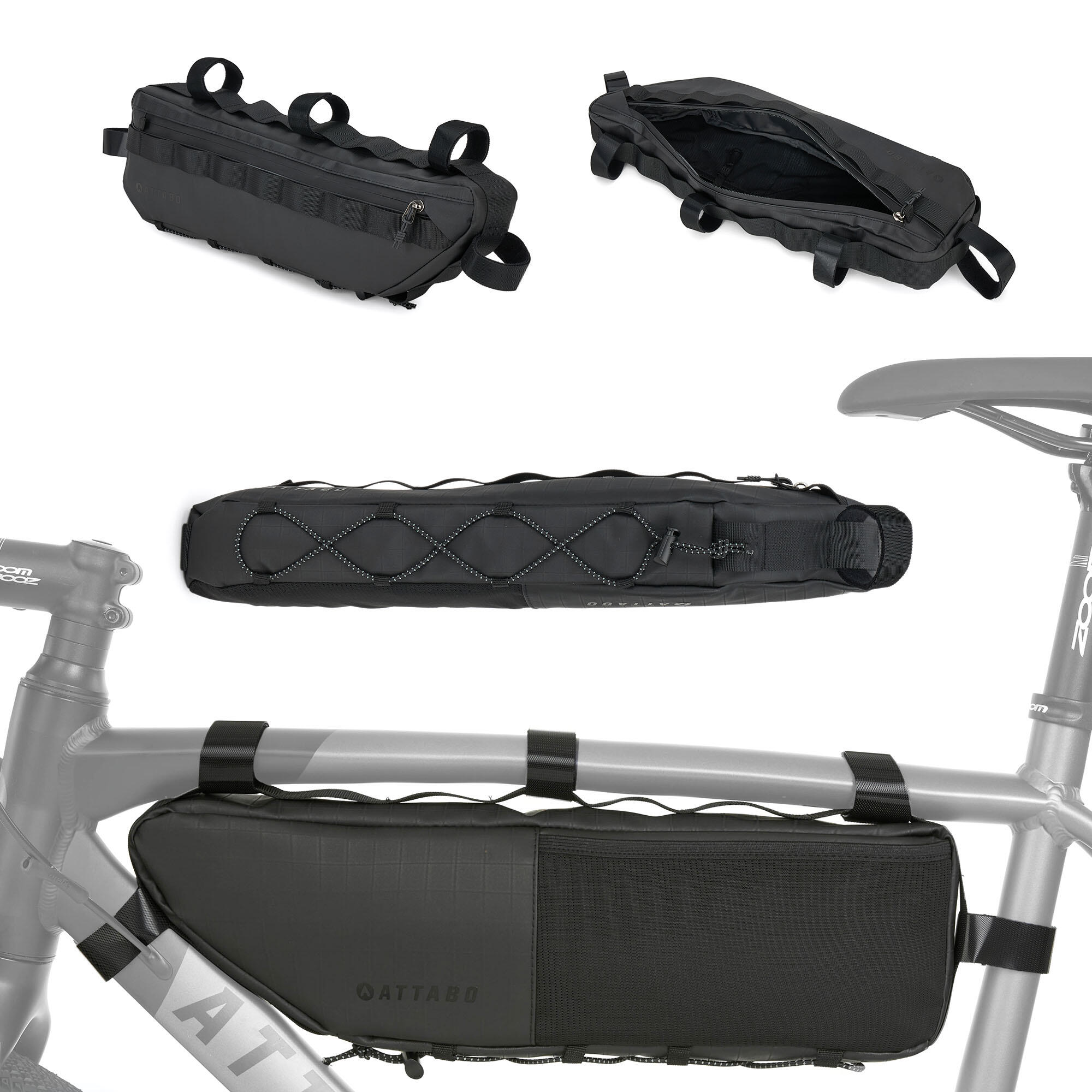Torba rowerowa pod ramę ATTABO Underra M 3,5 l czarny 3,5 l