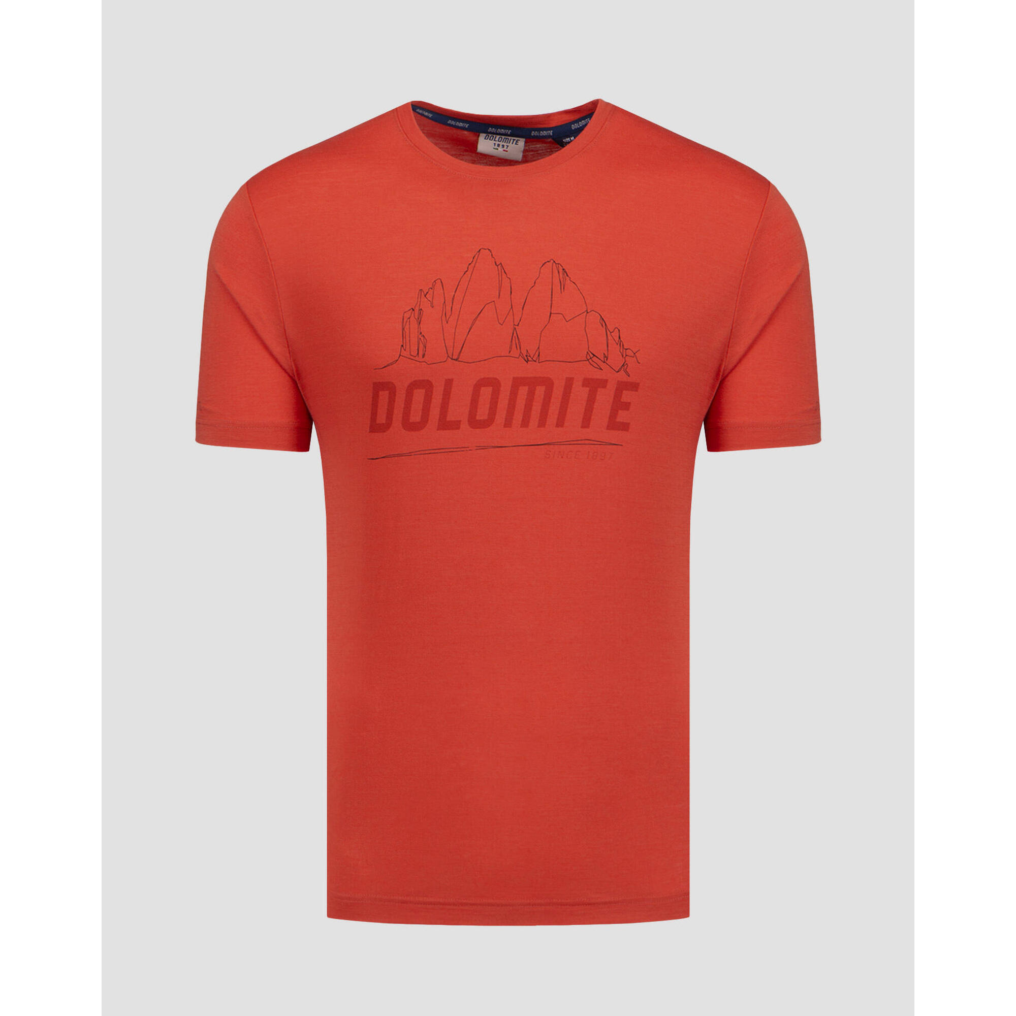 T-shirt męski Dolomite Cristallo Merino SS