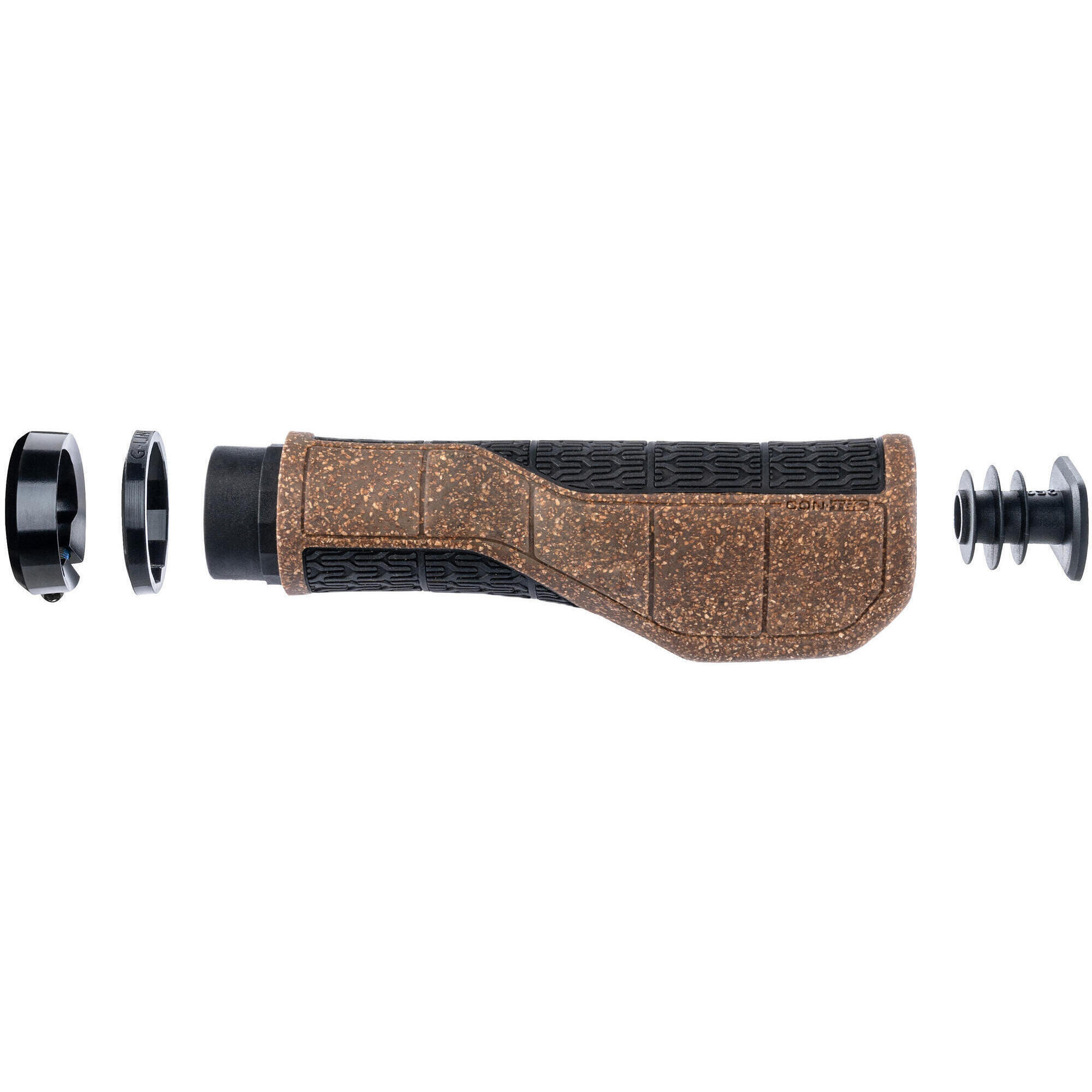 Ergonomiczne uchwyty rowerowe Contec Ct grip, 140mm z korka