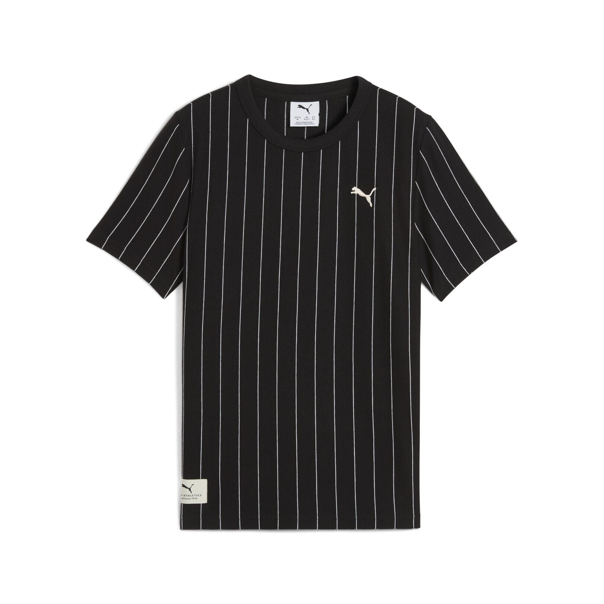 Młodzieżowa koszulka PUMA Class w paski PUMA