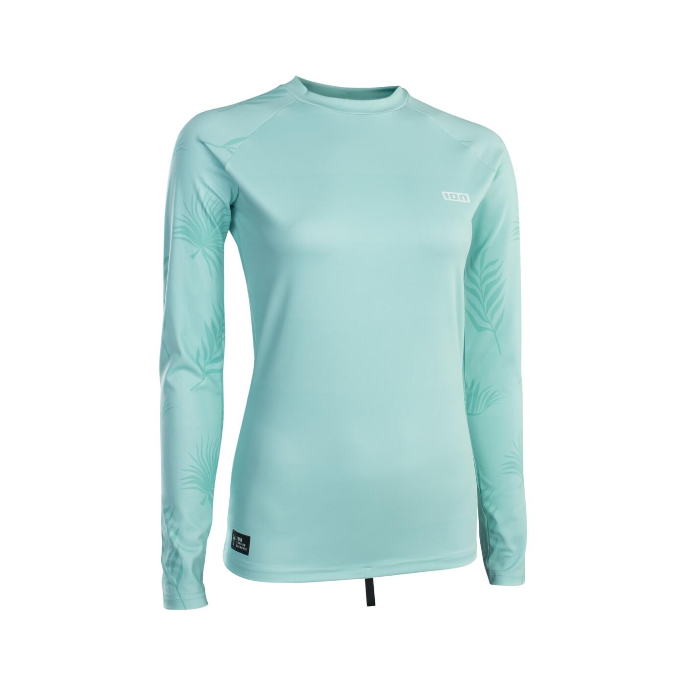 Koszulka surfingowa damska ION Lycra LS crystal blue