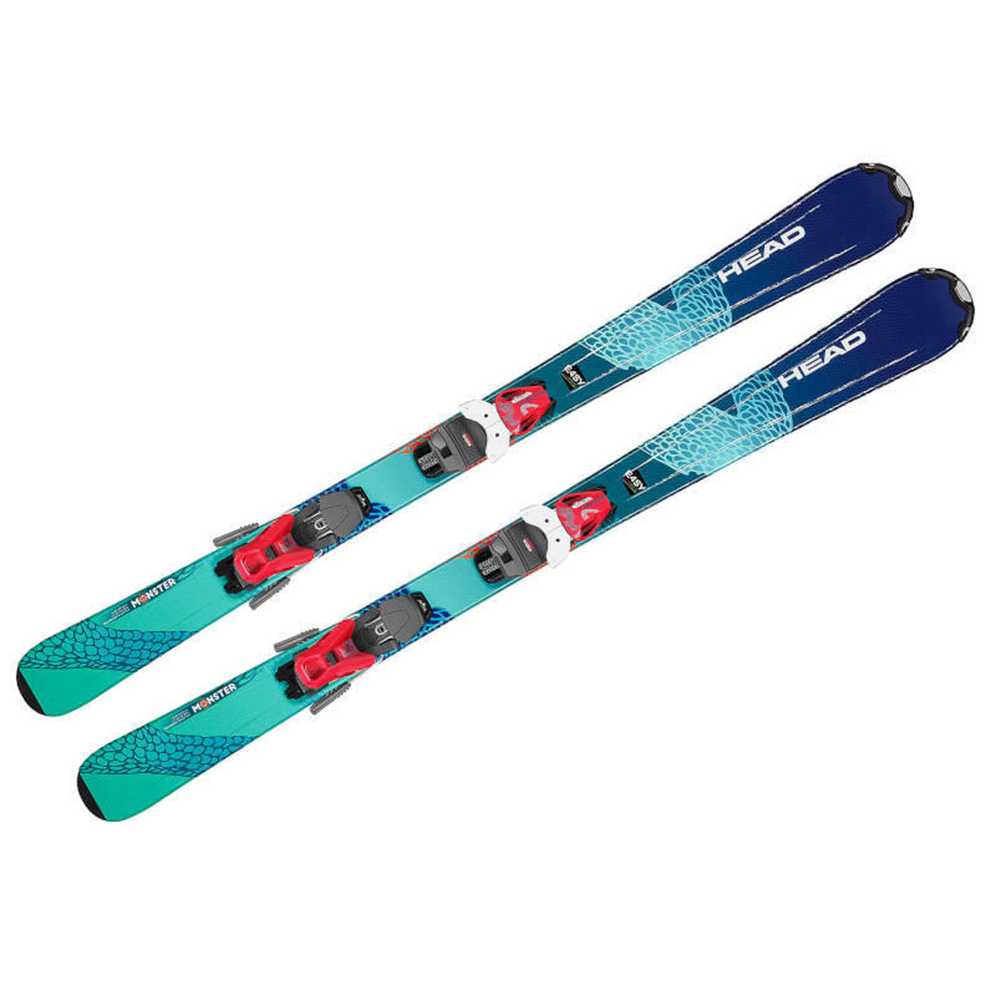 Narty zjazdowe dla dzieci HEAD Monster Easy JRS + wiązania RS 7.5 GW 2023