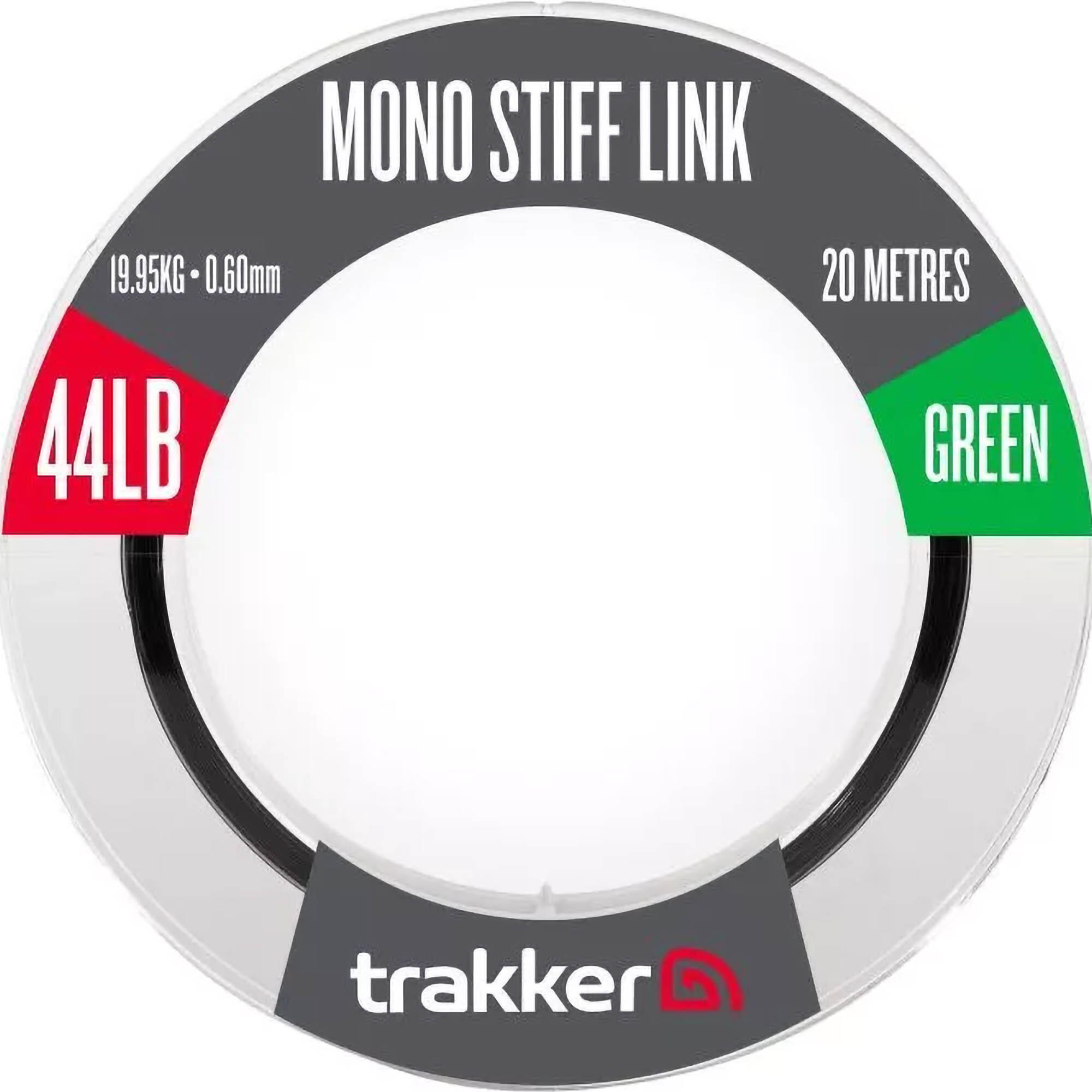 Strzałówka Monofilament Trakker Mono Stiff Link - 44 Lb 0.6 Mm Green