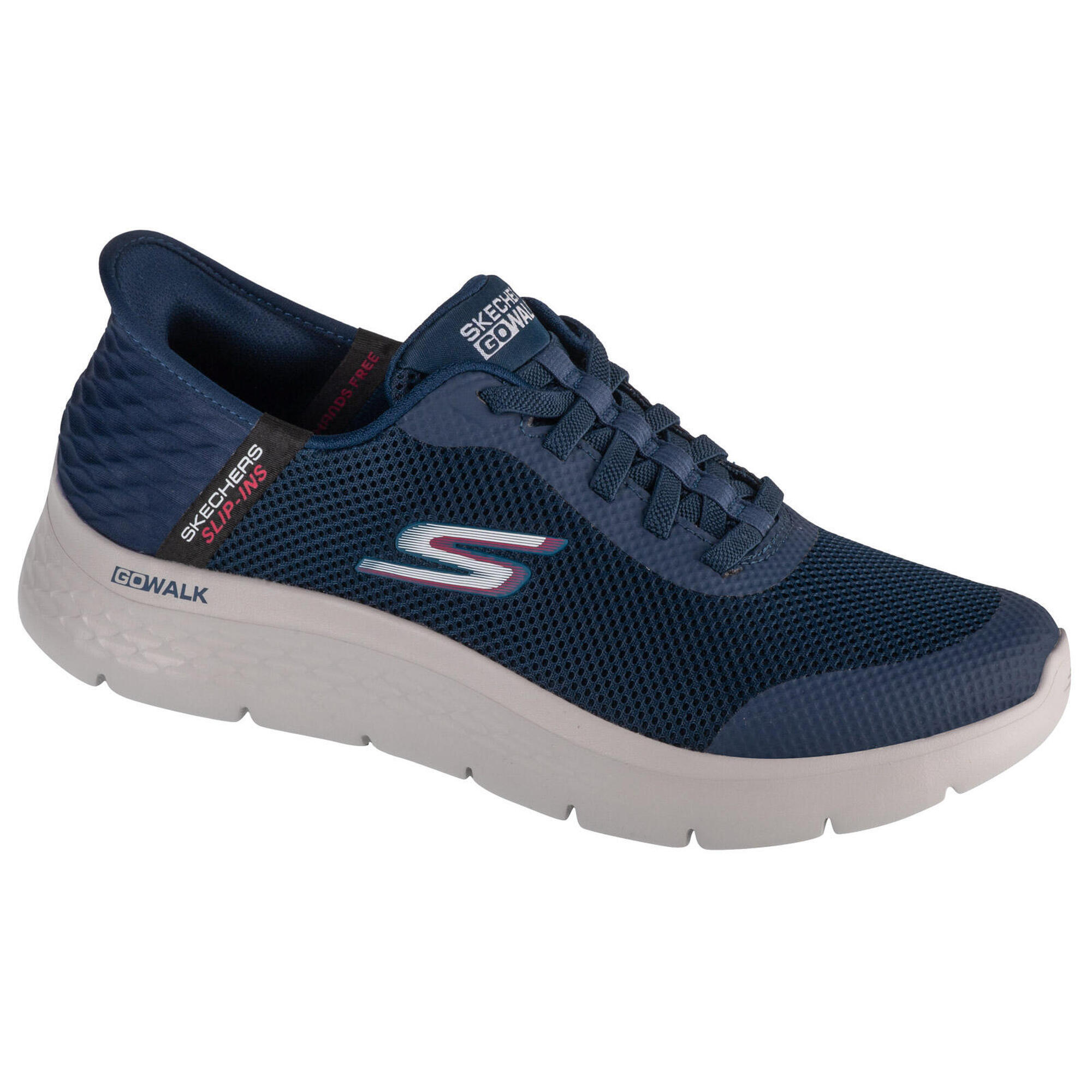 Buty do biegania Mężczyzna Skechers Slipins: Go Walk Flex Hands Up niebieski