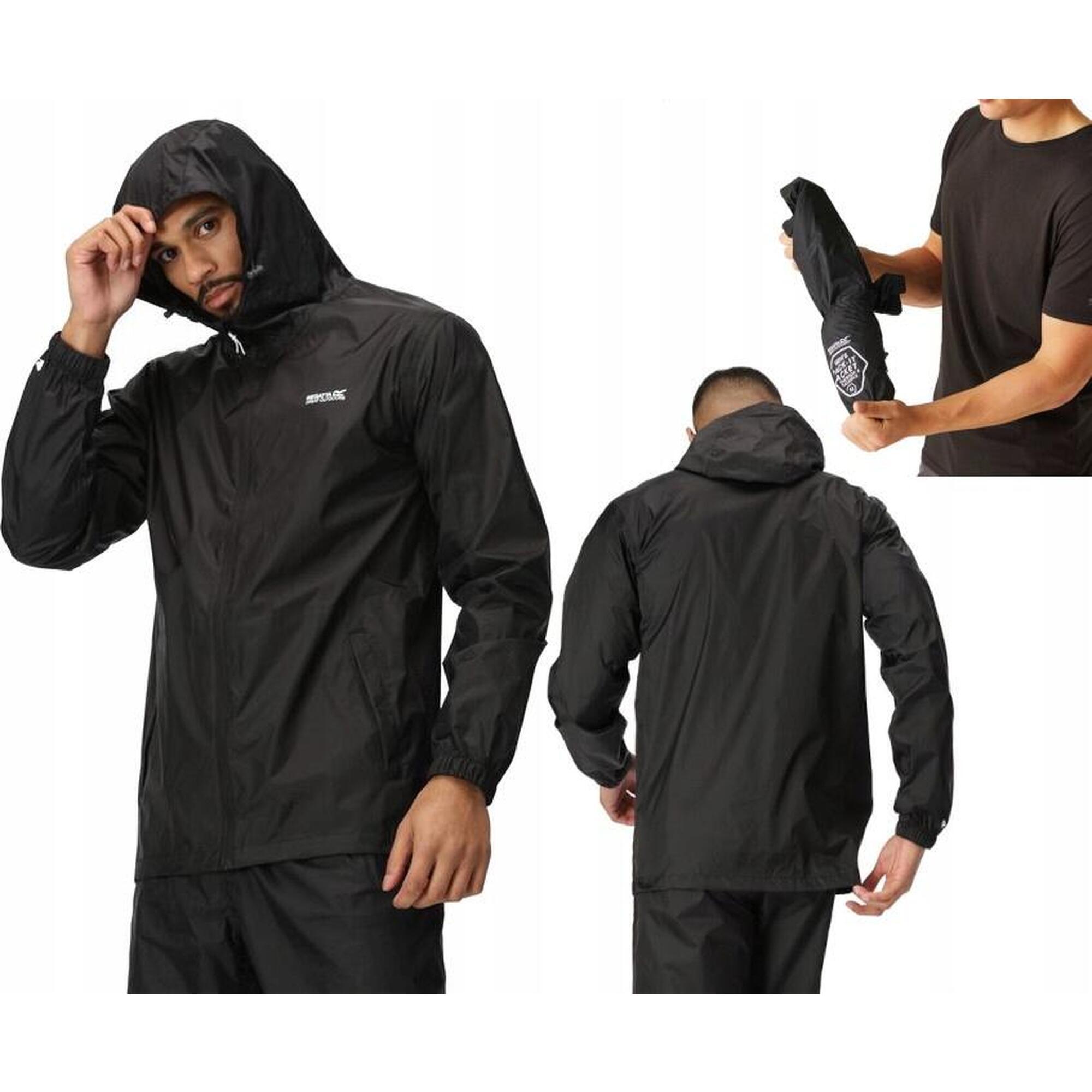 Kurtka przeciwdeszczowa dla mężczyzn Regatta RMW281 z kapturem