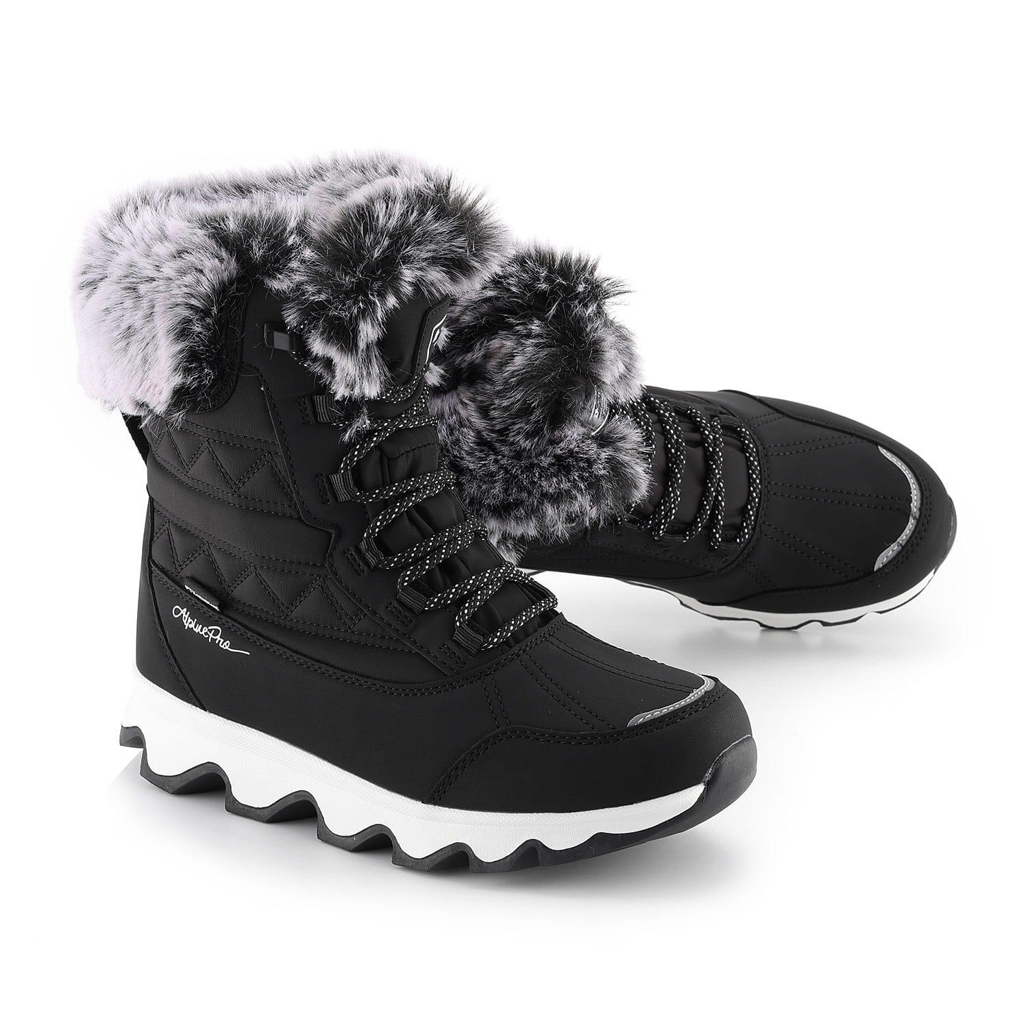 Buty damskie zimowe ocieplane wodoodporne Alpine Pro Kolata