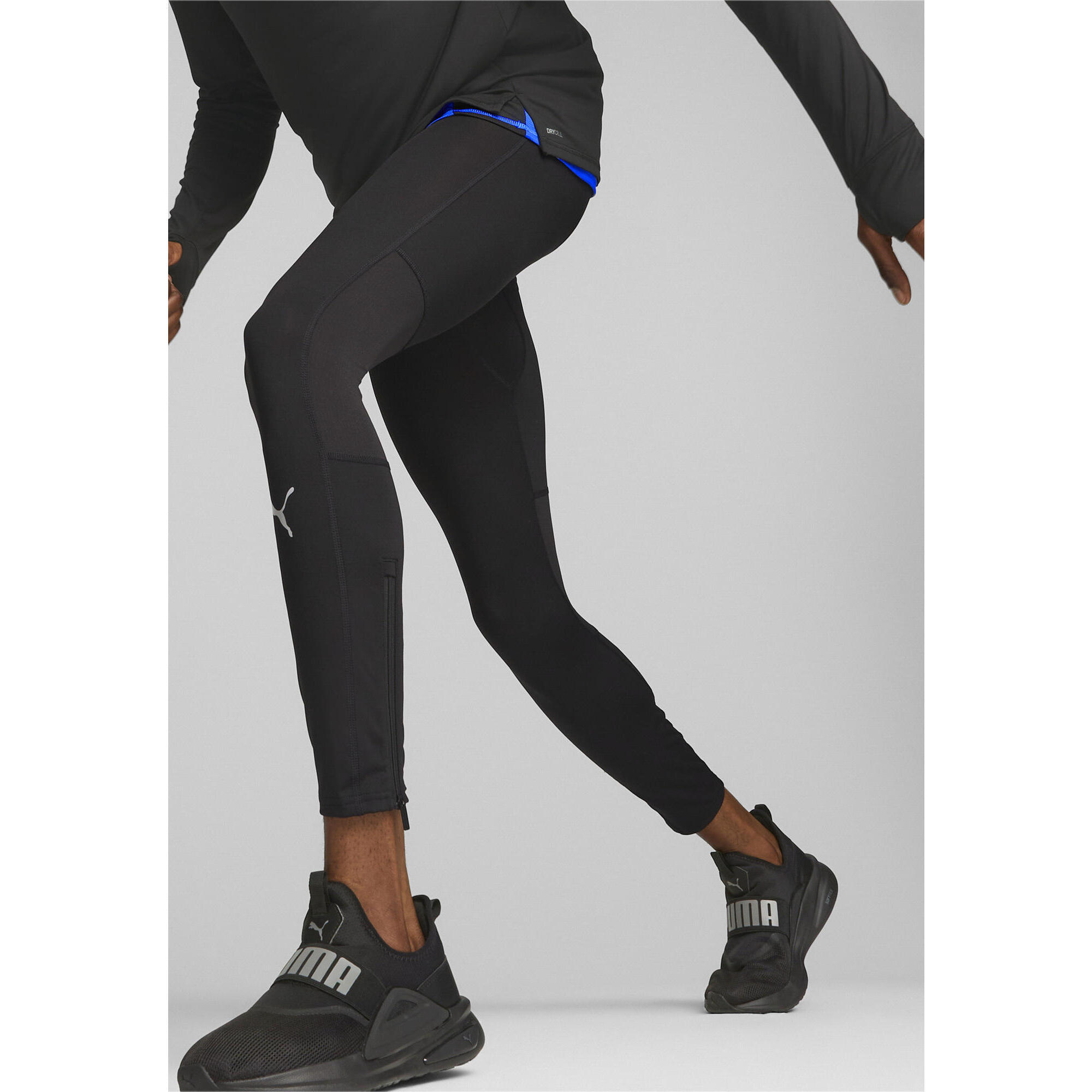 Męskie legginsy do biegania RUN FAVOURITE PUMA Black