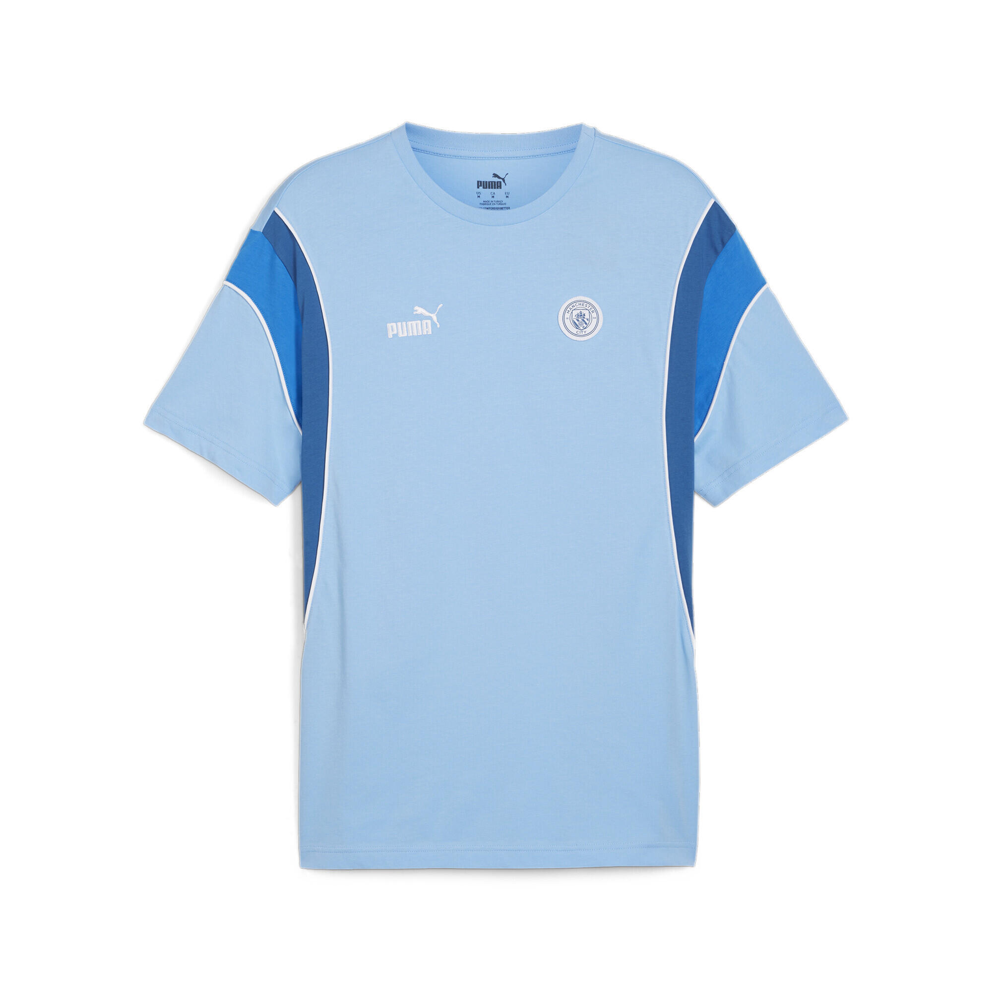 Koszulka Manchester City FtblArchive PUMA Team Light Blue Lake