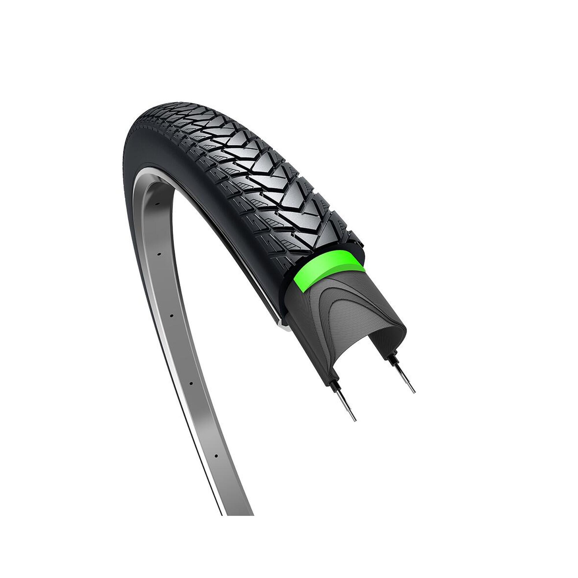 Opona Traveller Protect 28 X 1,40" / 37-622 - Czarna Z Odblaskiem