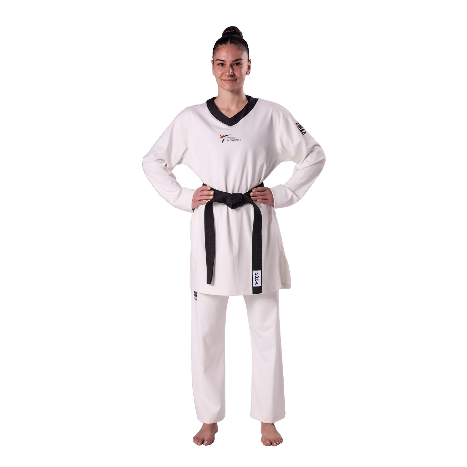 Dobok damski Kwon Slimfit WT Rec.