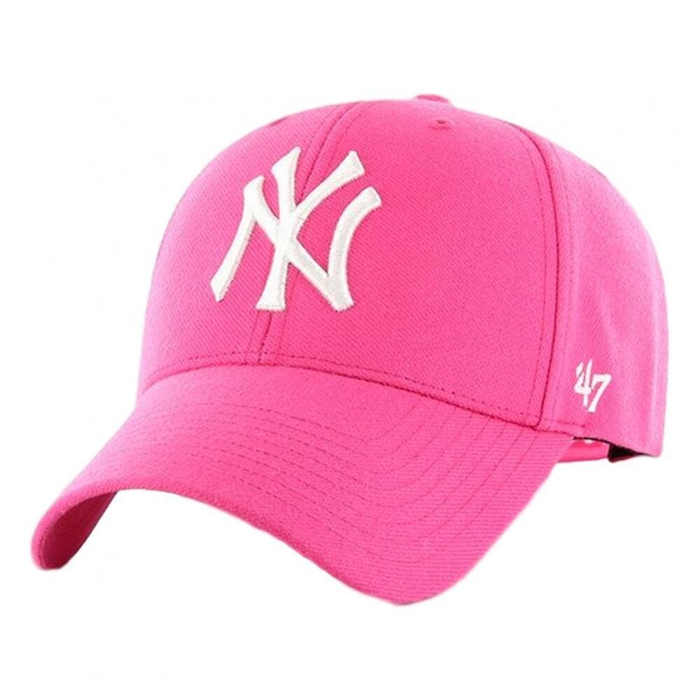 Czapka z daszkiem 47 Brand MLB New York Yankees Różowa B-MVPSP17WBP-MA