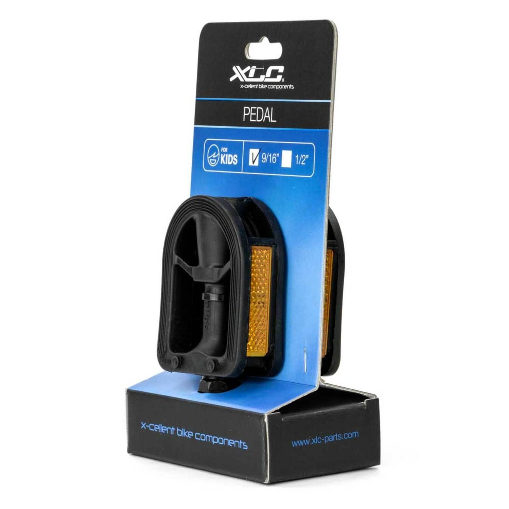 Zestaw Pedałów Dziecięcych Pcv 9/16 Czarny