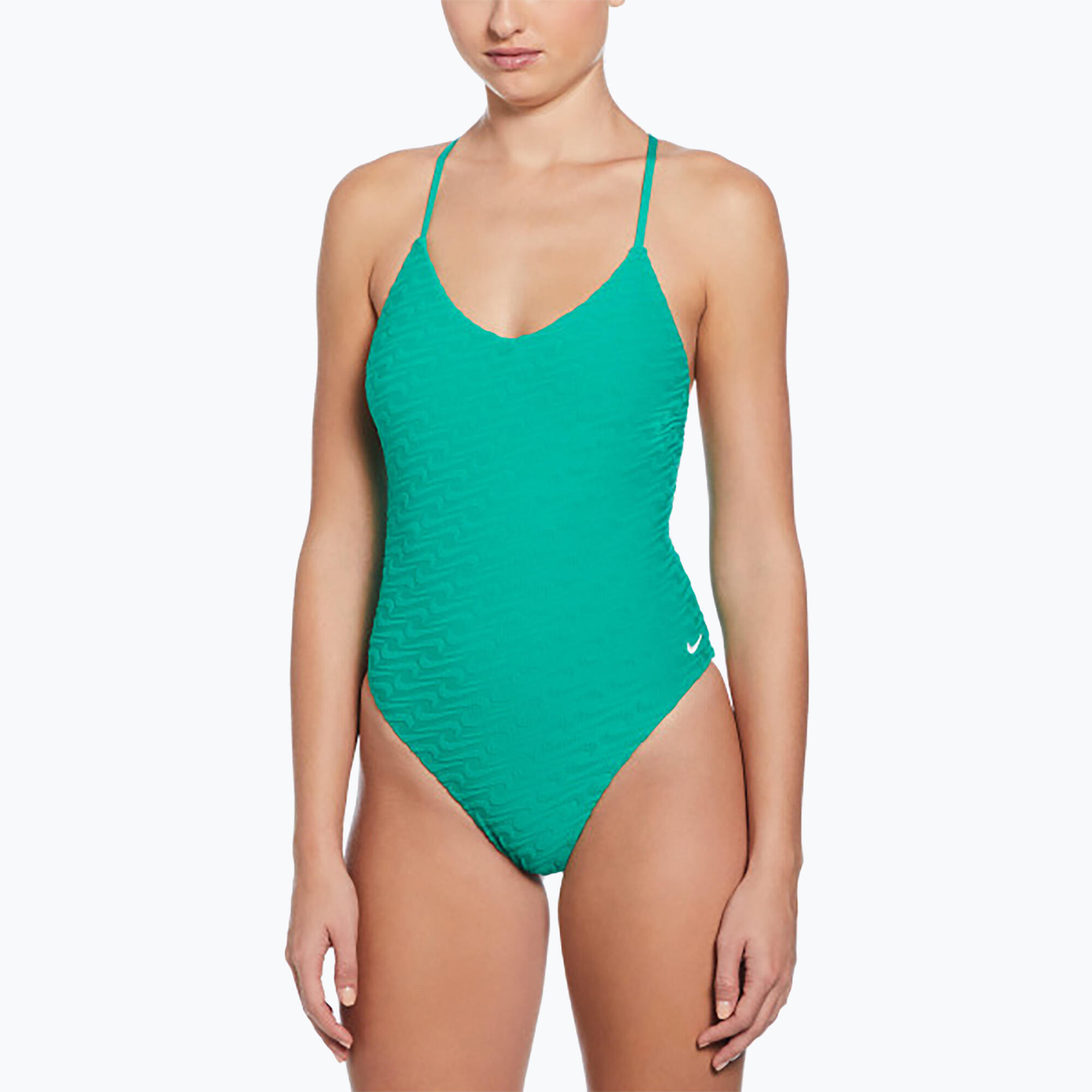 Strój pływacki jednoczęściowy damski Nike Swoosh Link Y-Back