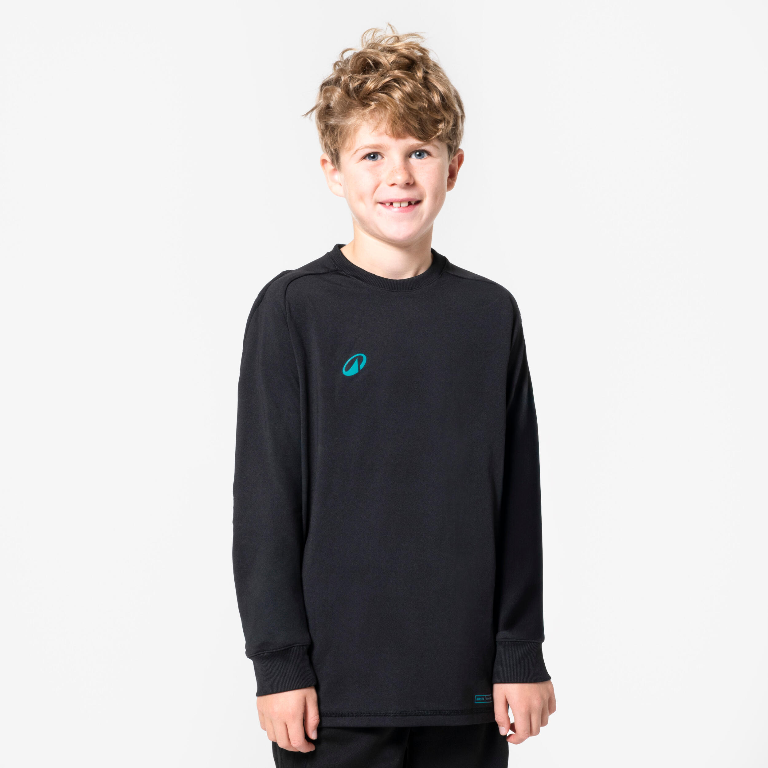 Koszulka bramkarska do piłki nożnej dziecięca Kipsta F100