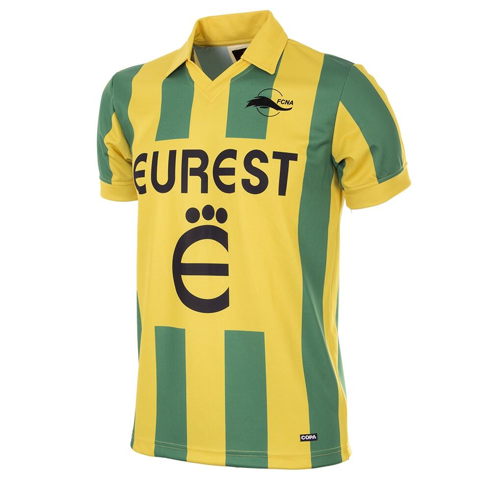 Koszulka retro piłkarska dla dorosłych - FC Nantes 1994-95 - Zielony - Żółty