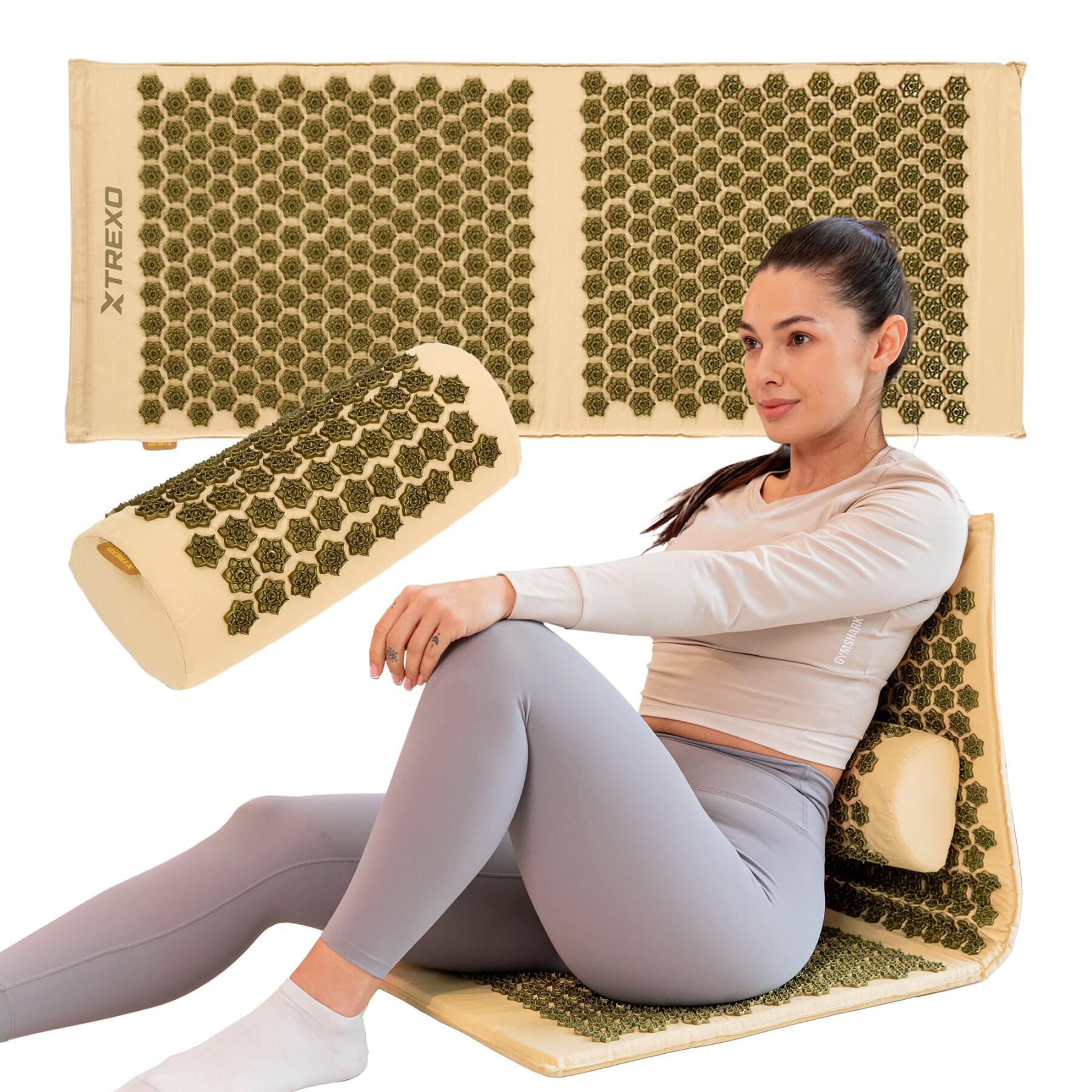 Mata do akupresury XTREXO duża z poduszką TXO-B4Z005-BZ