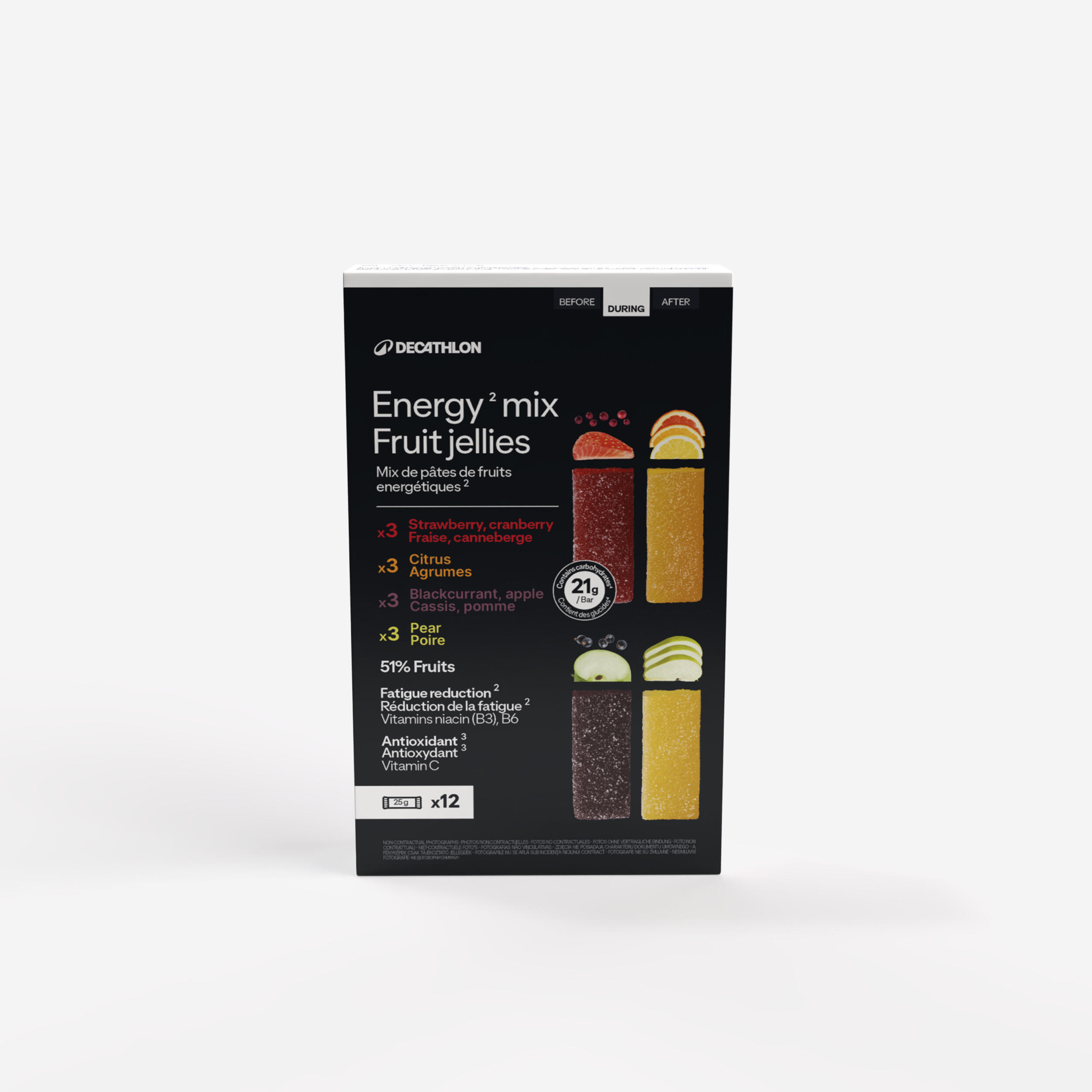 Galaretka owocowa energetyczna miks Aptonia 12x25G