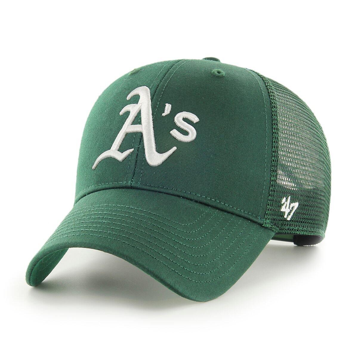 Brand `47 czapka z daszkiem Oakland Athletics B-BRANS18CTP-DGB zielony OSFM
