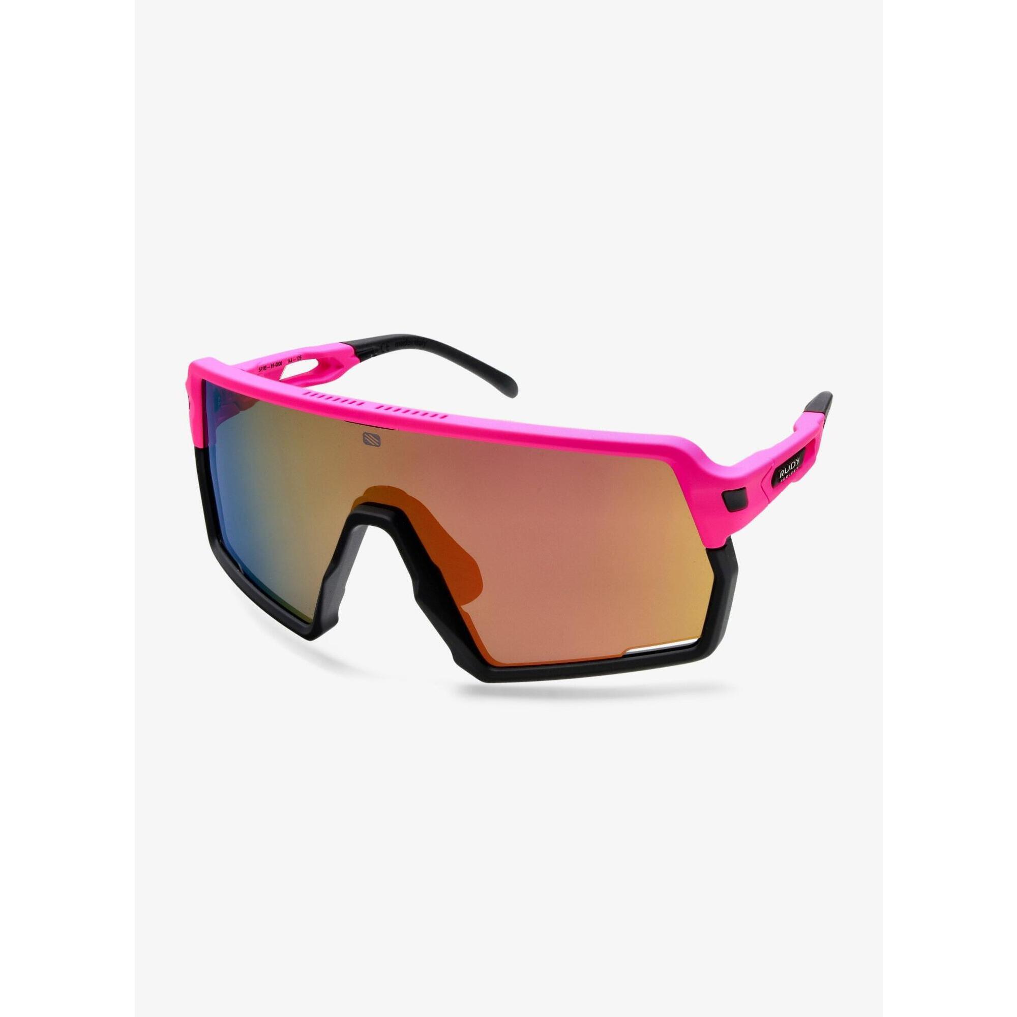 Okulary rowerowe Rudy Project Kelion - multilas.sunset/pink fluo mat.
