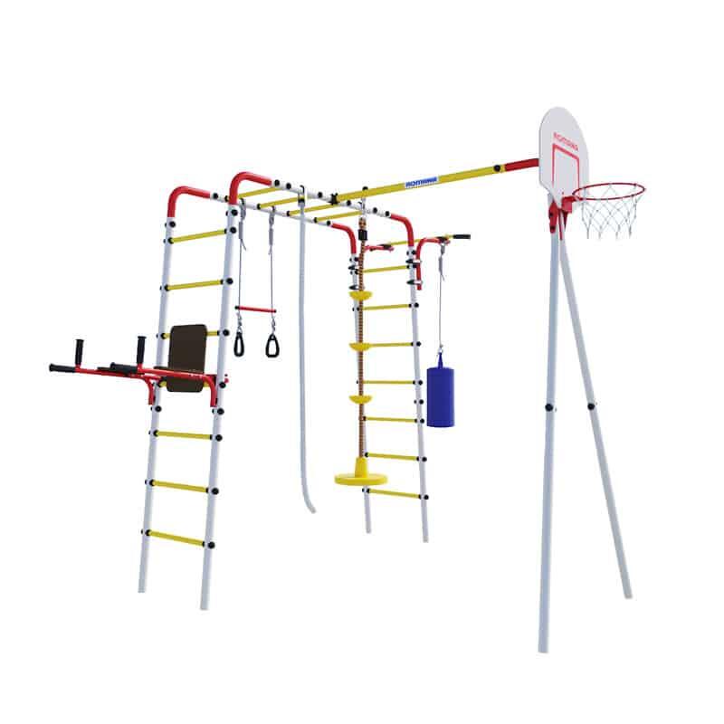 Zestaw do aktywności sportowo-rekreacyjnych do ogrodu Małpiszon