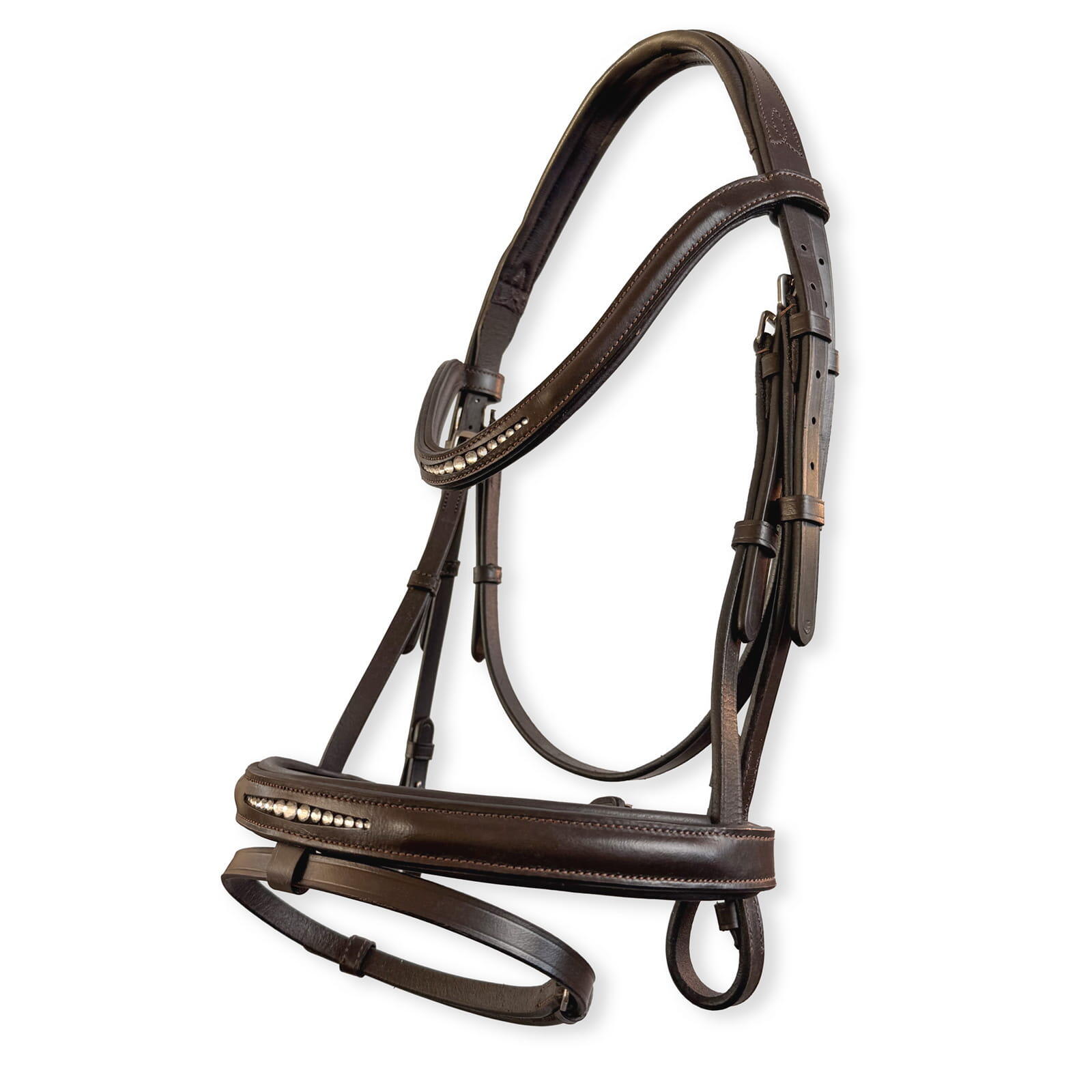 Ogłowie Armonia brązowa skóra JD ATTACK