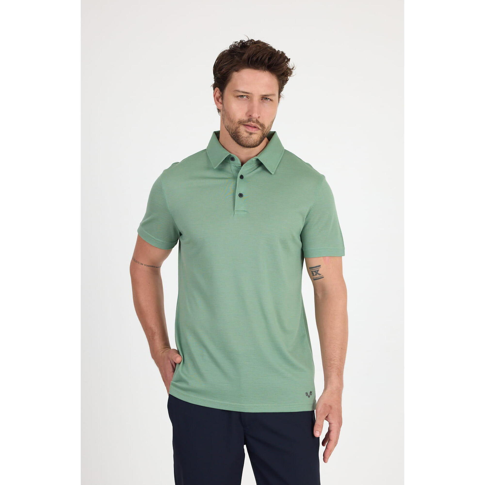 Koszulka Polo z 100% Wełny Merino (170 g/m² - Piqué)