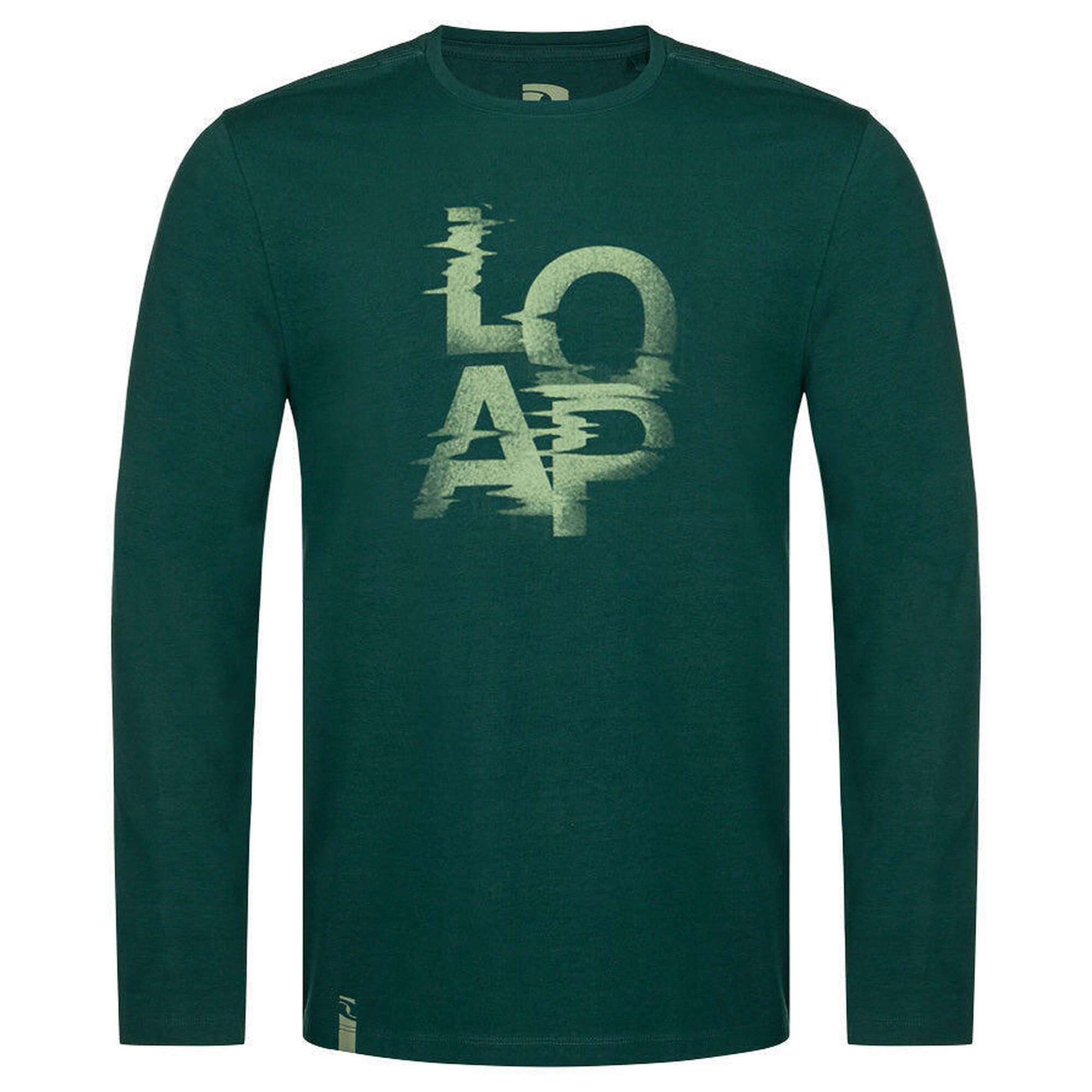 Męskie T-shirt Loap Altron w zielonym - Komfort i styl