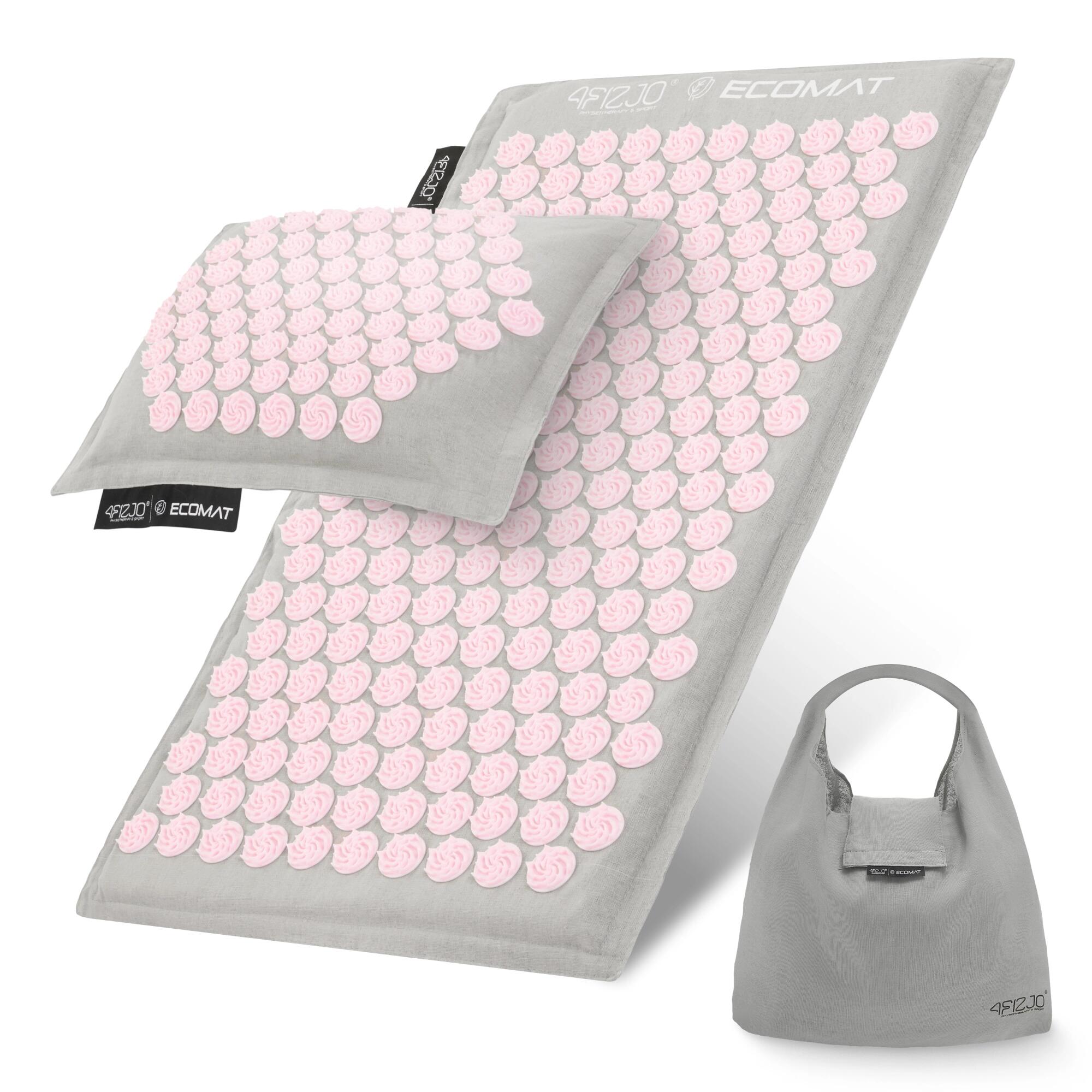 Mata do akupresury prozdrowotna 4FIZJO ECO z poduszką