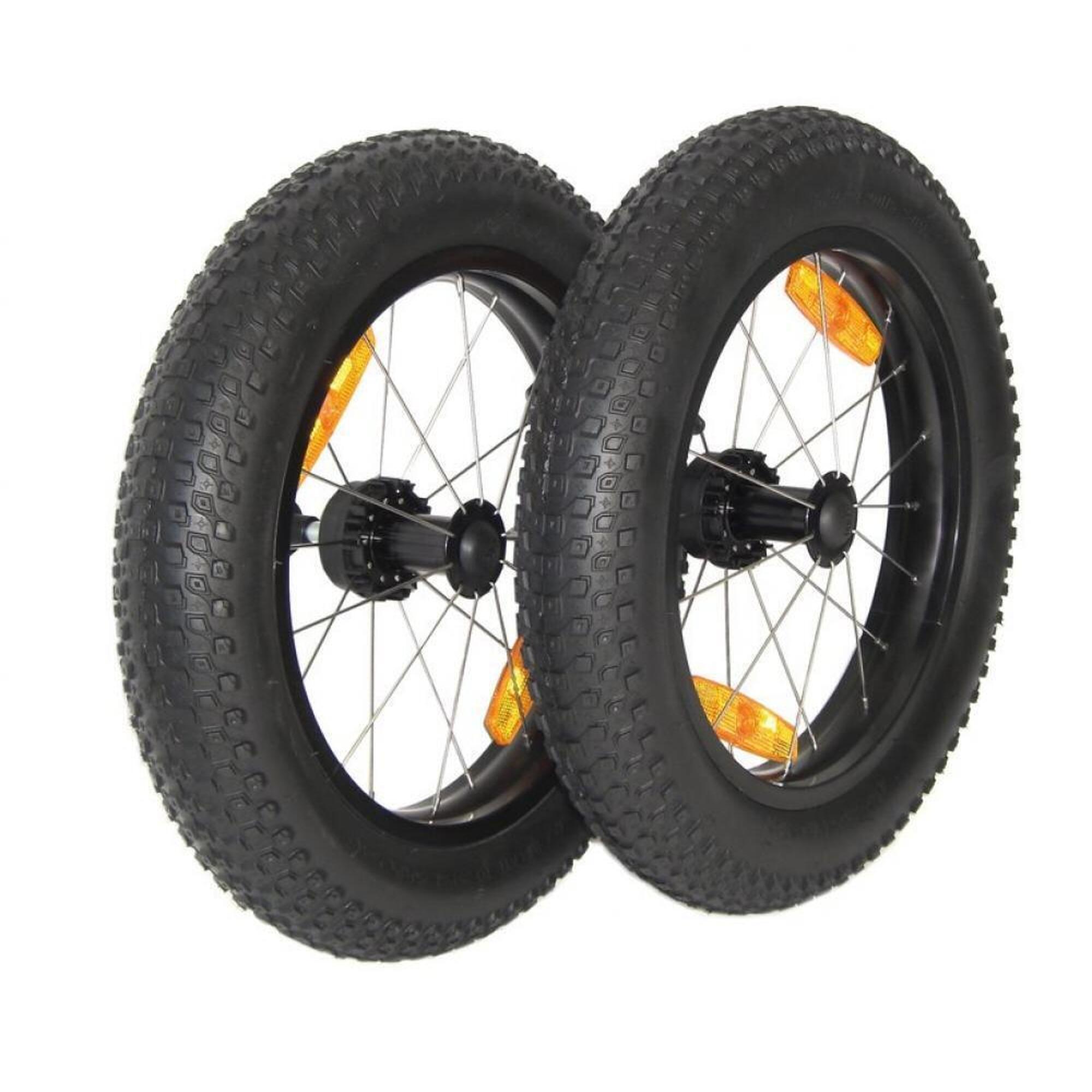 Zestaw kołowy z osią przyciskową Burley