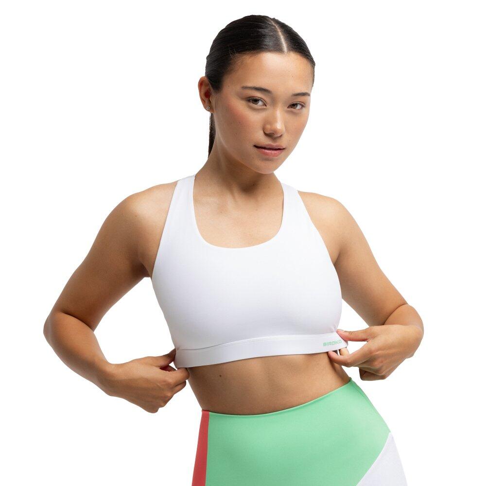 Damski stanik sportowy do gry w padla sport.padel Siroko Krona White