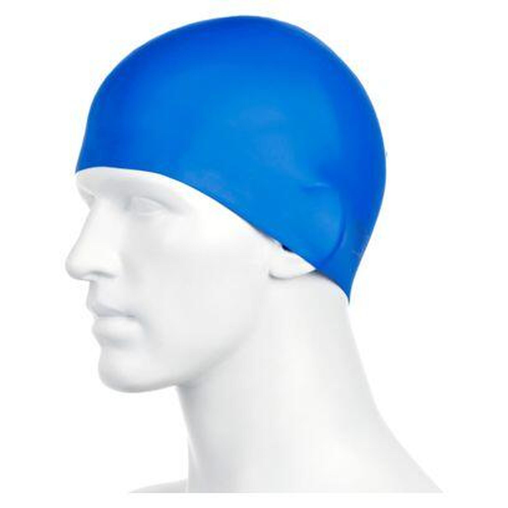 Czepek silikonowy unisex speedo plain moulded silicone cap blue 68-709842610